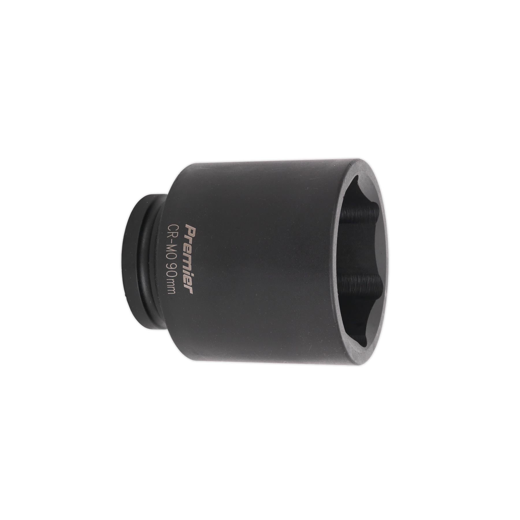 Sealey Impact Socket 90mm Deep 1"Sq Drive Chrome Molybdenum  Lifetime Guarantee