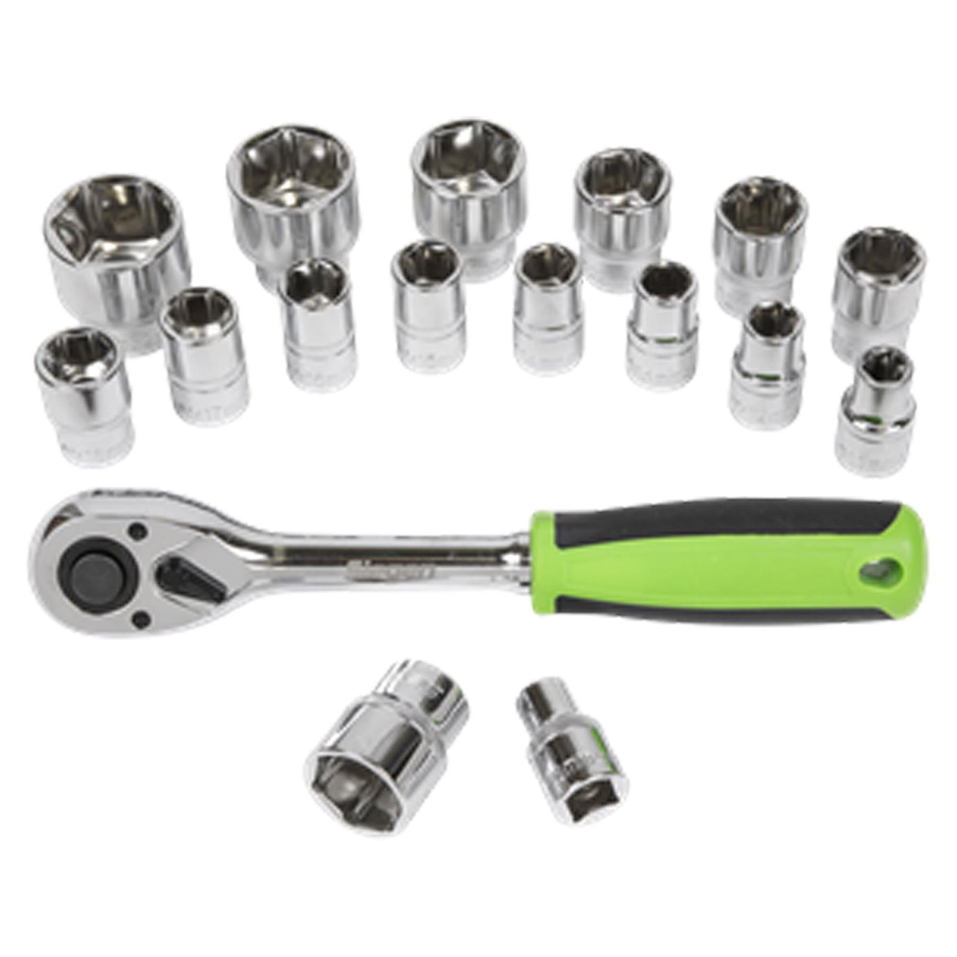 Sealey Socket Set 17pc 1/2"Sq Drive 6pt WallDrive� Metric