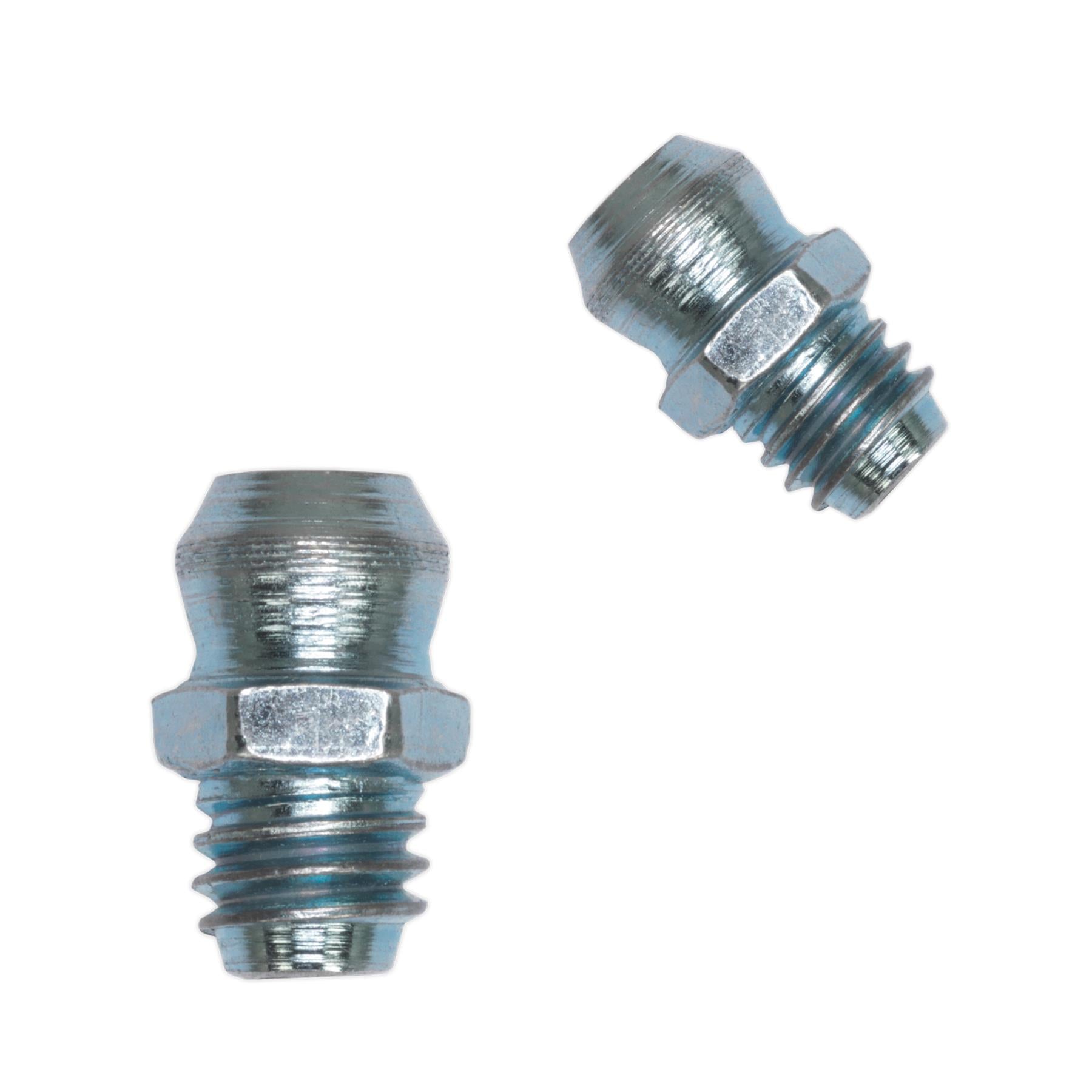 Sealey Grease Nipple Straight 6 x 1mm Pack of 25