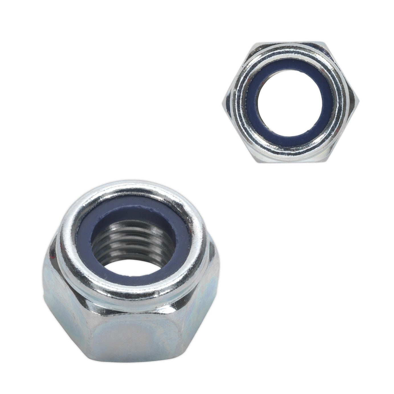 Sealey Nylon Locknut M12 Zinc Pack of 25