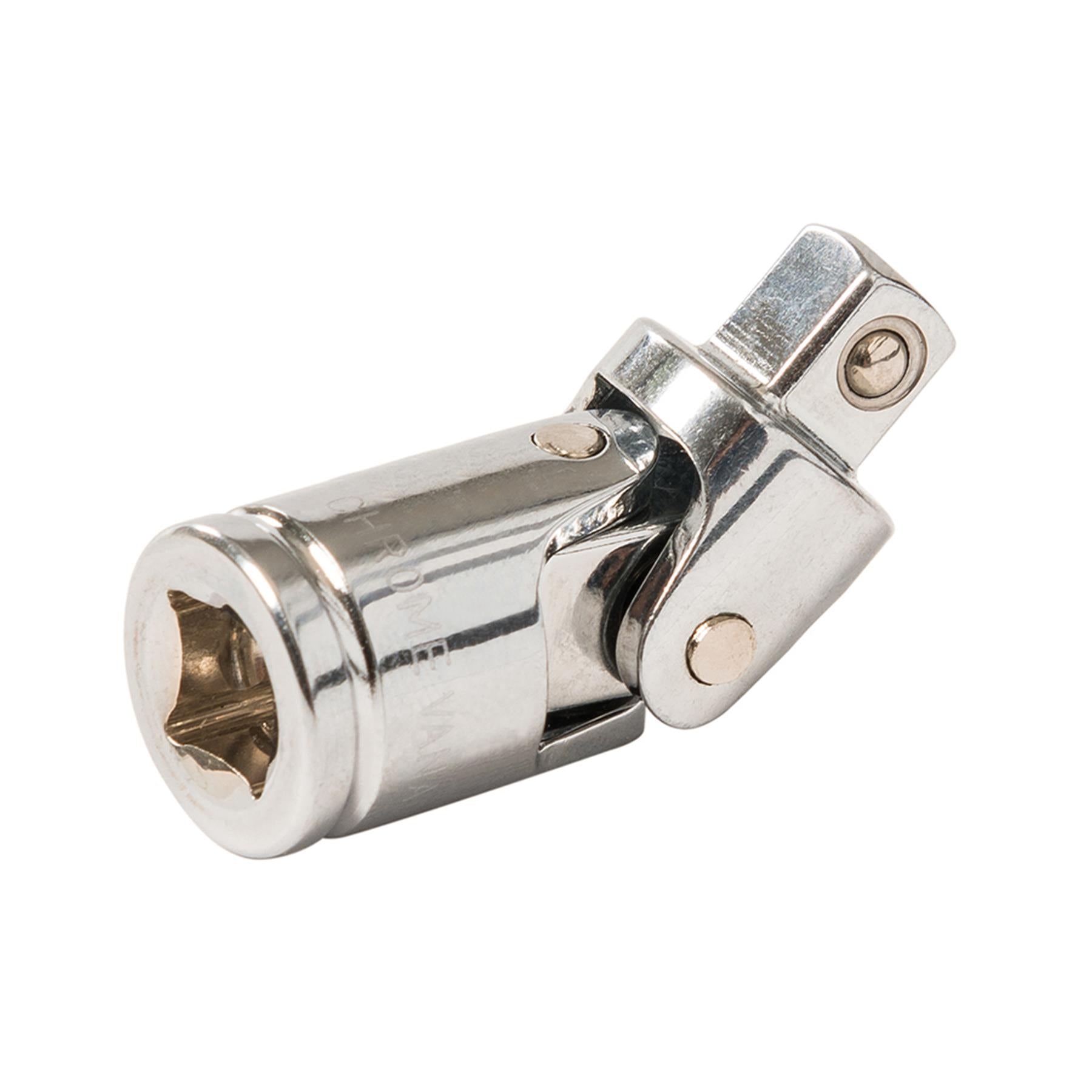 Universal Joint 1/4" Socket Adaptor Flexible Head Spring Loaded Ball