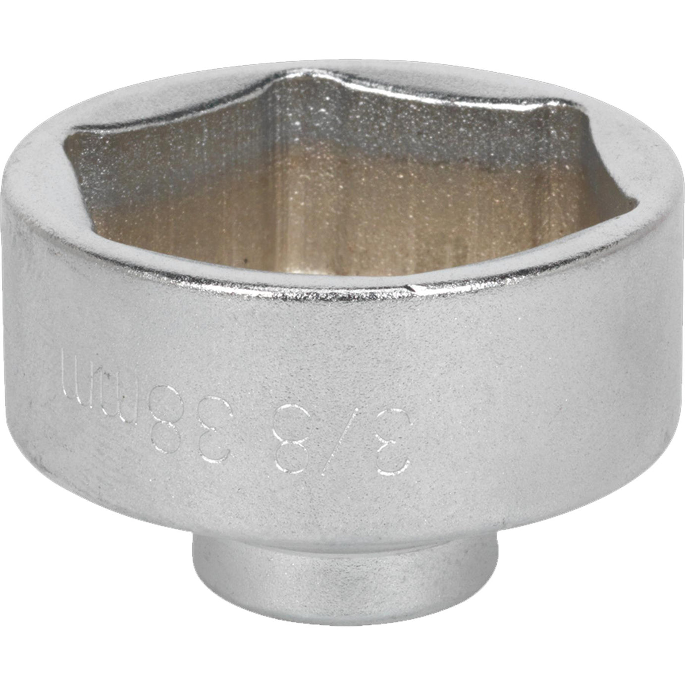 Sealey Low Profile Oil Filter Socket 38mm 3/8"Sq Drive