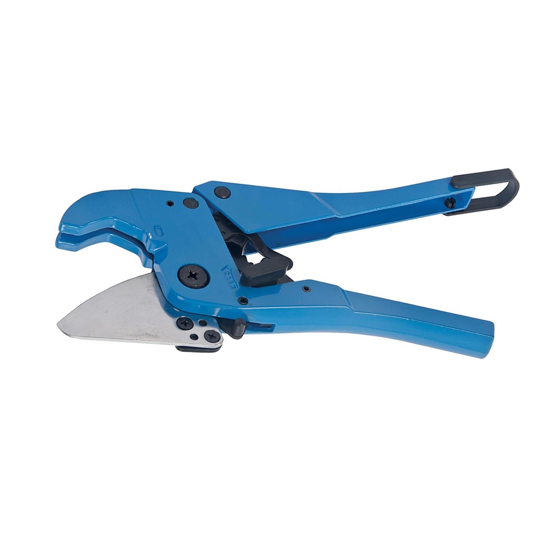 Expert Ratchet Plastic Pipe Cutter 42mm Hardened And Tempered Steel Blade