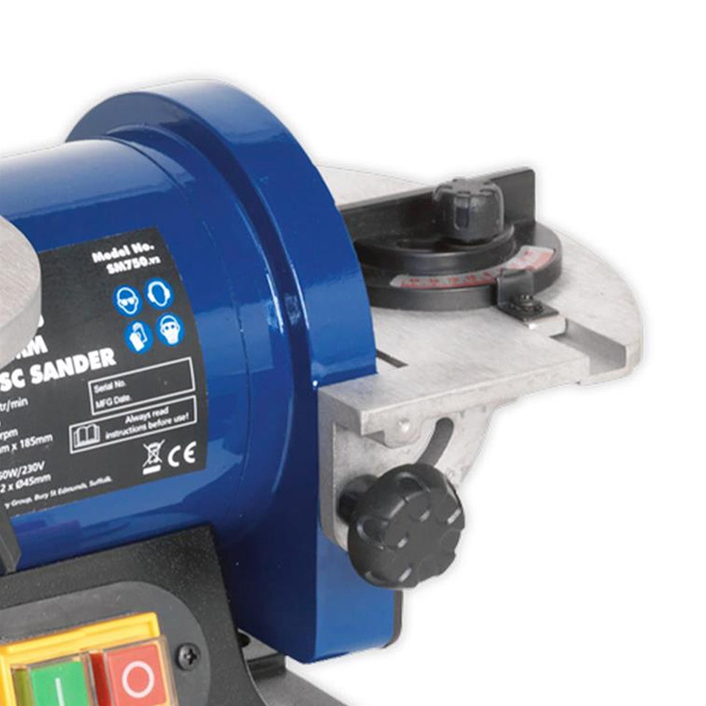 Sealey Belt/Disc Sander 25 x 762mm/125mm 250W/230V