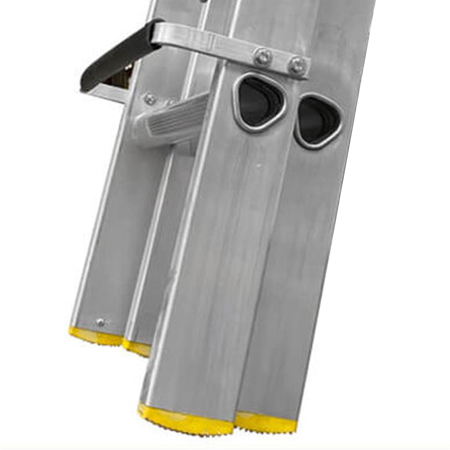 Dapetz PRo 13+14 Rung Roof Ladder 4.6m - 7.2m, With Ridge Hooks, Double Section