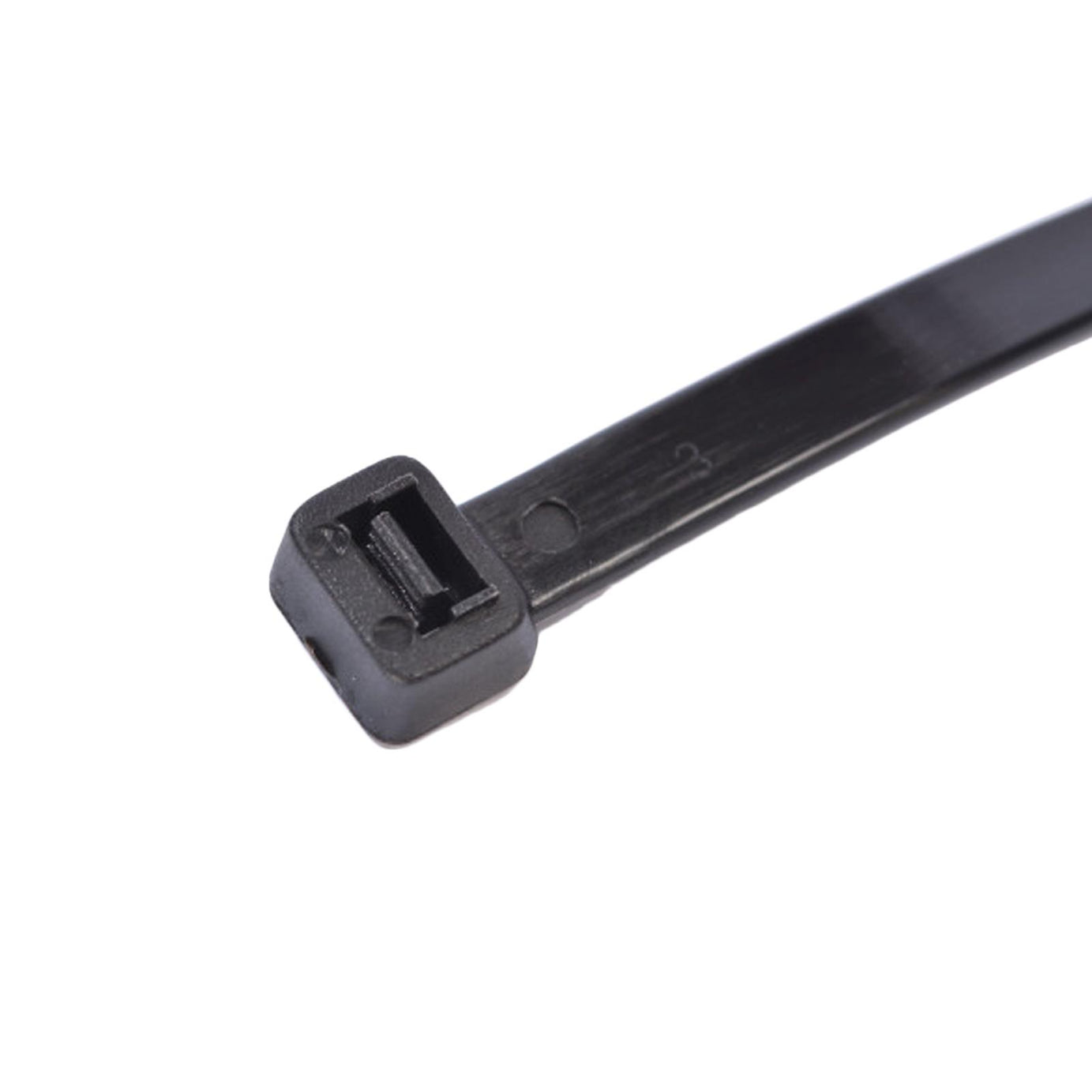 Reusable Cable Ties 7.5mm x 450mm Releasable Black Heavy Duty Zip Tie BlueSpot