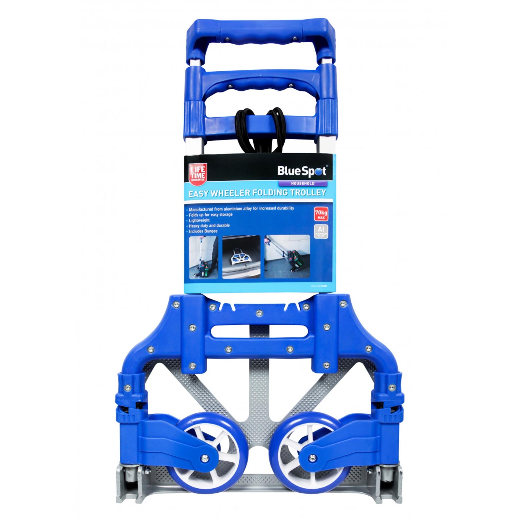 BlueSpot Compact Lightweight Folding Hand Sack Trolley Barrow Foldable Cart