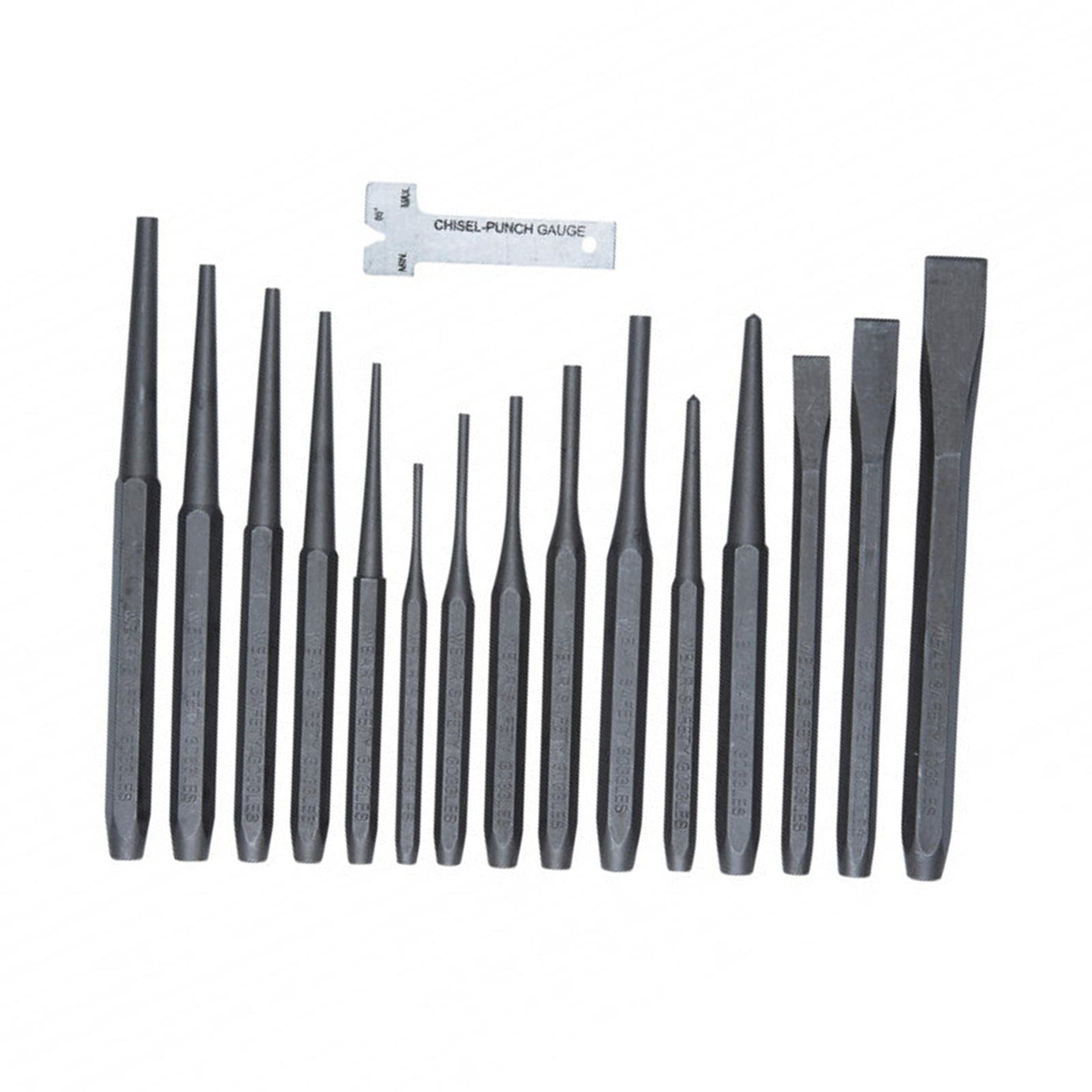 BlueSpot 16Pce Punch and Chisel Set Center Pin Punch Alloy Steel Chisel Lifetime Guarantee