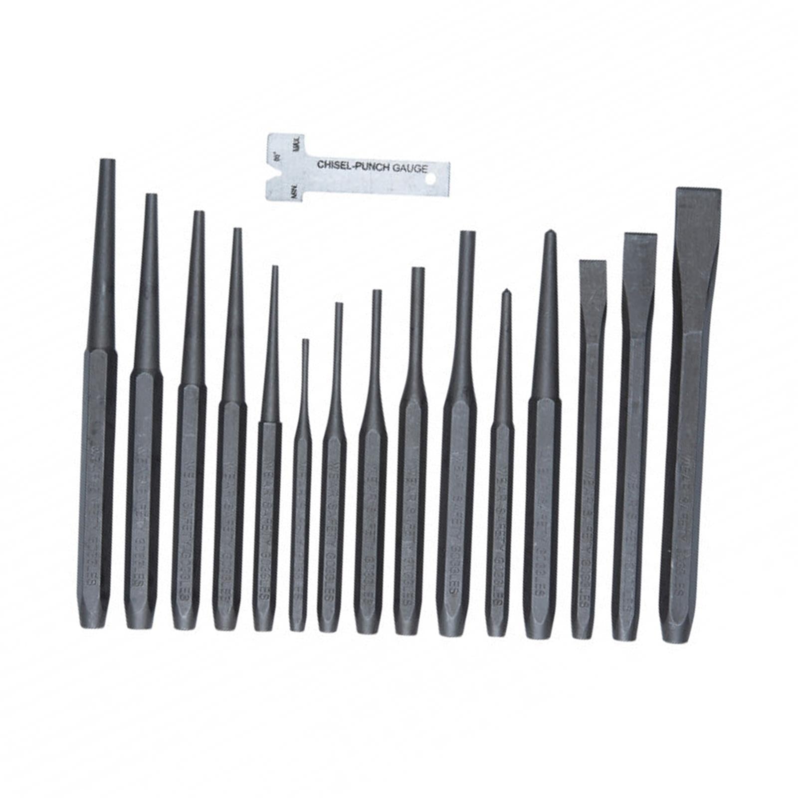 BlueSpot 16Pce Punch and Chisel Set Center Pin Punch Alloy Steel Chisel Lifetime Guarantee