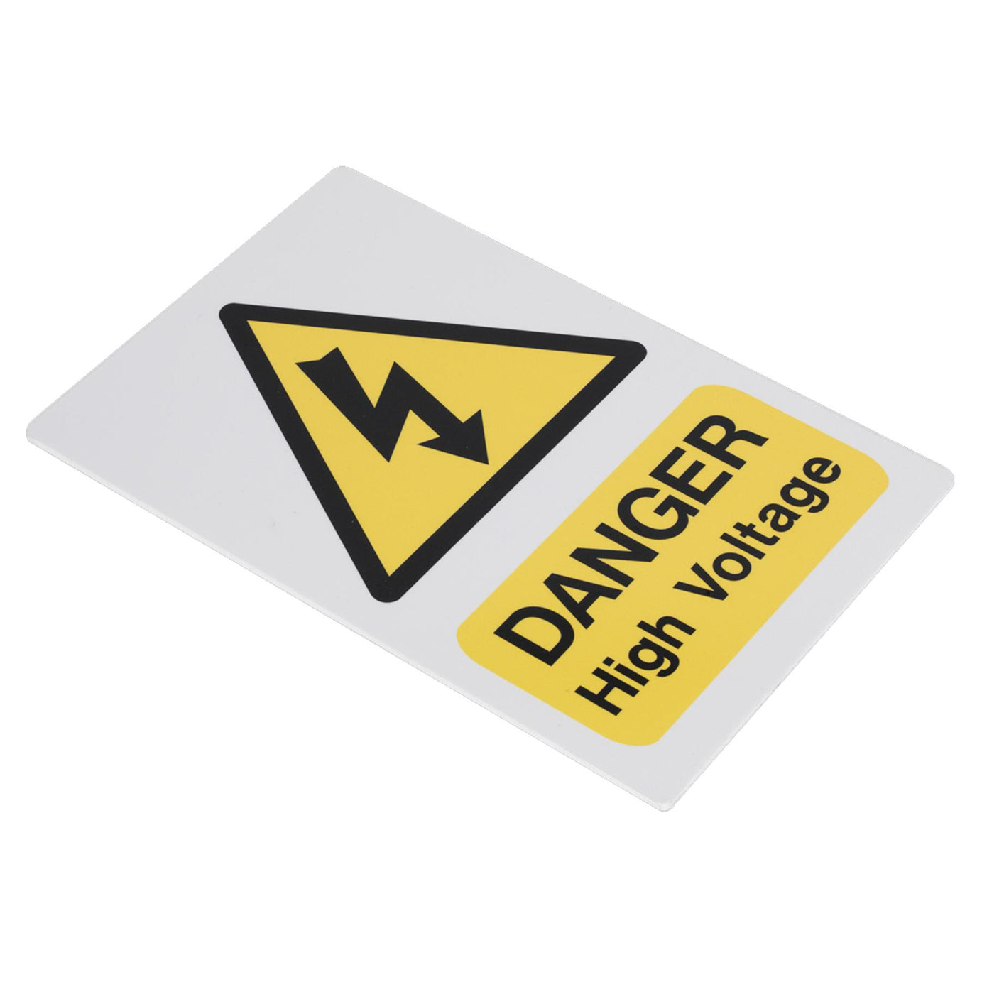 Sealey High Voltage Warning Sign 200 x 300mm