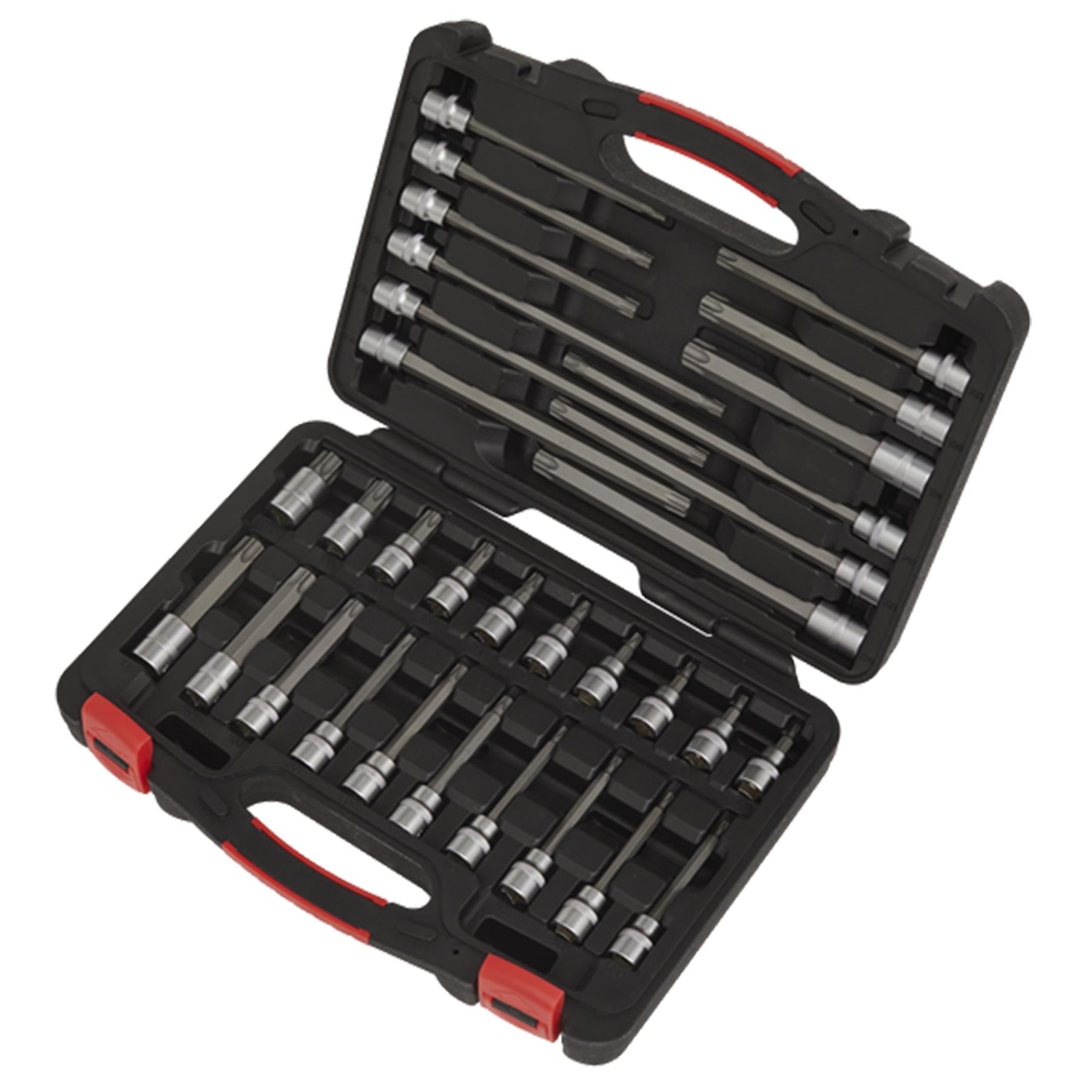 Sealey TRX-Star* Socket Bit Set 32pc 3/8"Sq Drive - Platinum Series