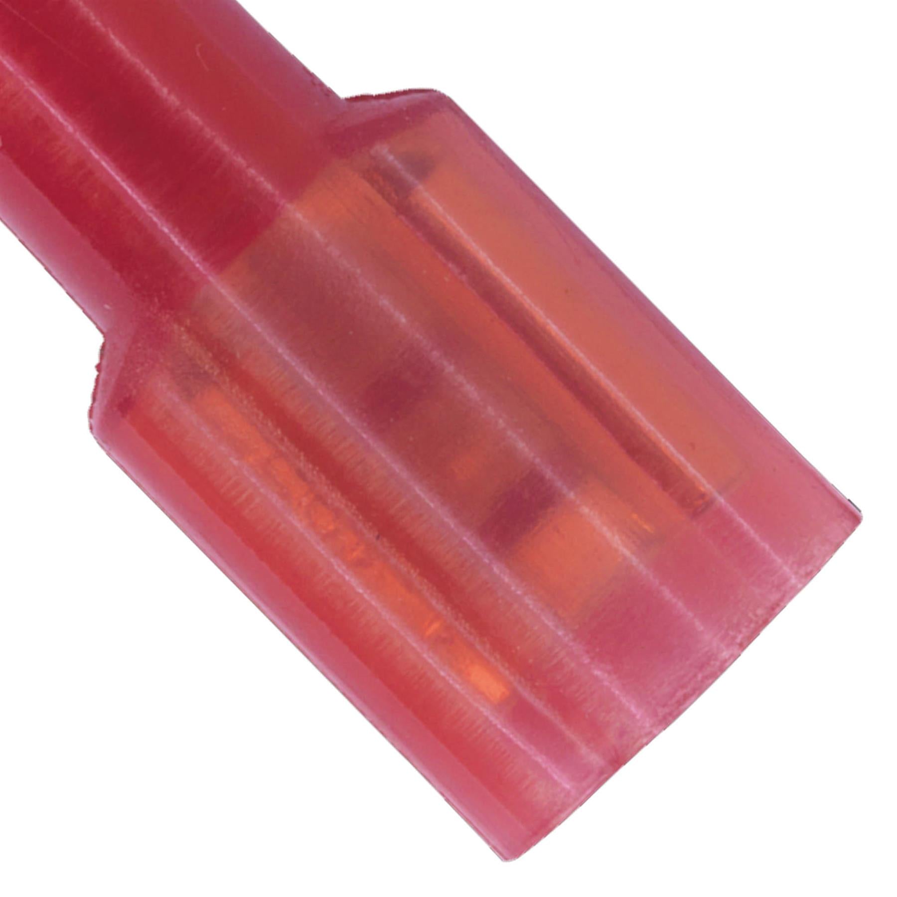 Sealey Fully Insulated Terminal 4.7mm Female Red Pack of 100