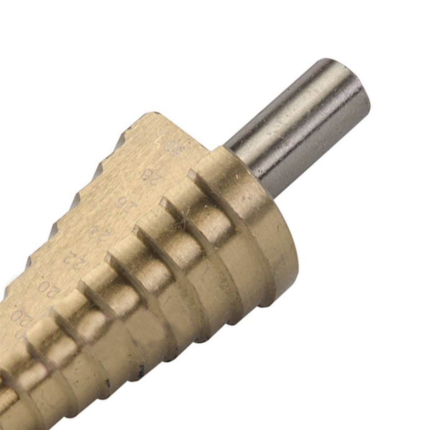 Titanium-Plated Hss Step Drill Bit 4mm - 30mm DIY Tools Produces Accurate Holes