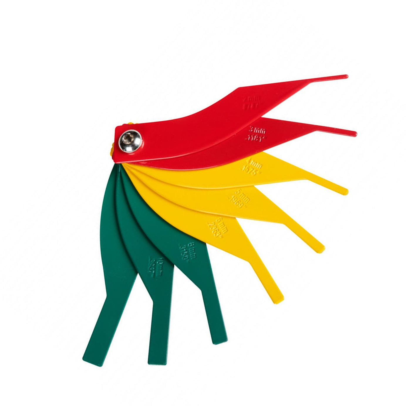 BlueSpot Brake Pad Thickness Gauge Thickness Measuring Brake Pad Gauge 2 - 12mm