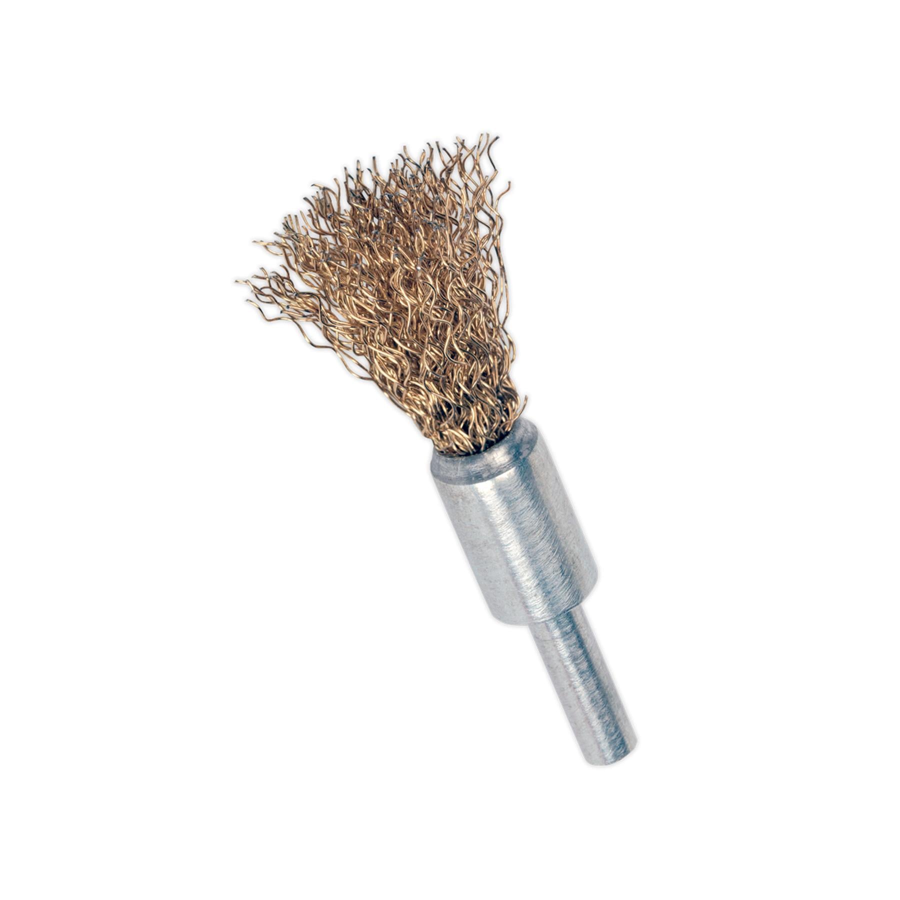 Sealey Flat Top Decarbonising Brush 13mm Ø6 x 20mm Shaft.