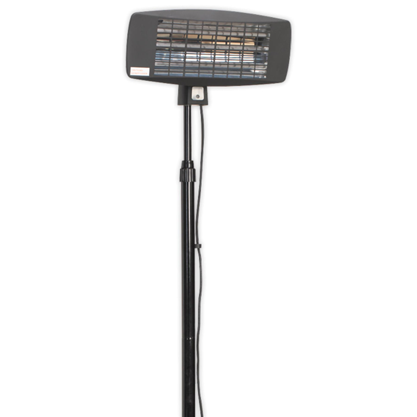 Sealey Infrared Quartz Patio Heater 2000W Telescopic Floor Stand