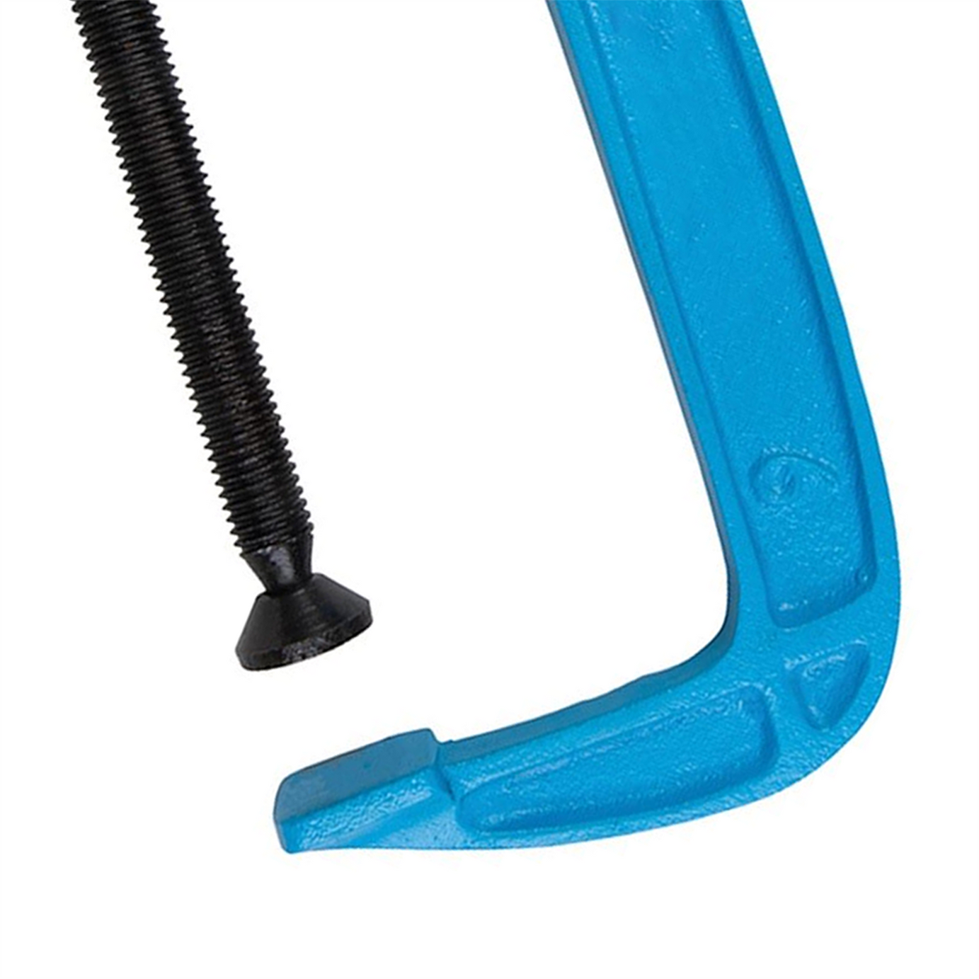 Light Duty G Clamp Cast Iron Frame With Black Phosphate Thread Coating 150mm