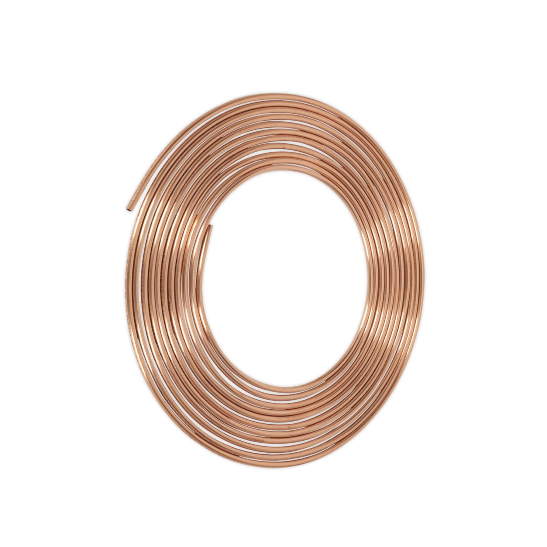 Sealey Brake Pipe Copper Tubing 22 Gauge 3/16" x 25ft