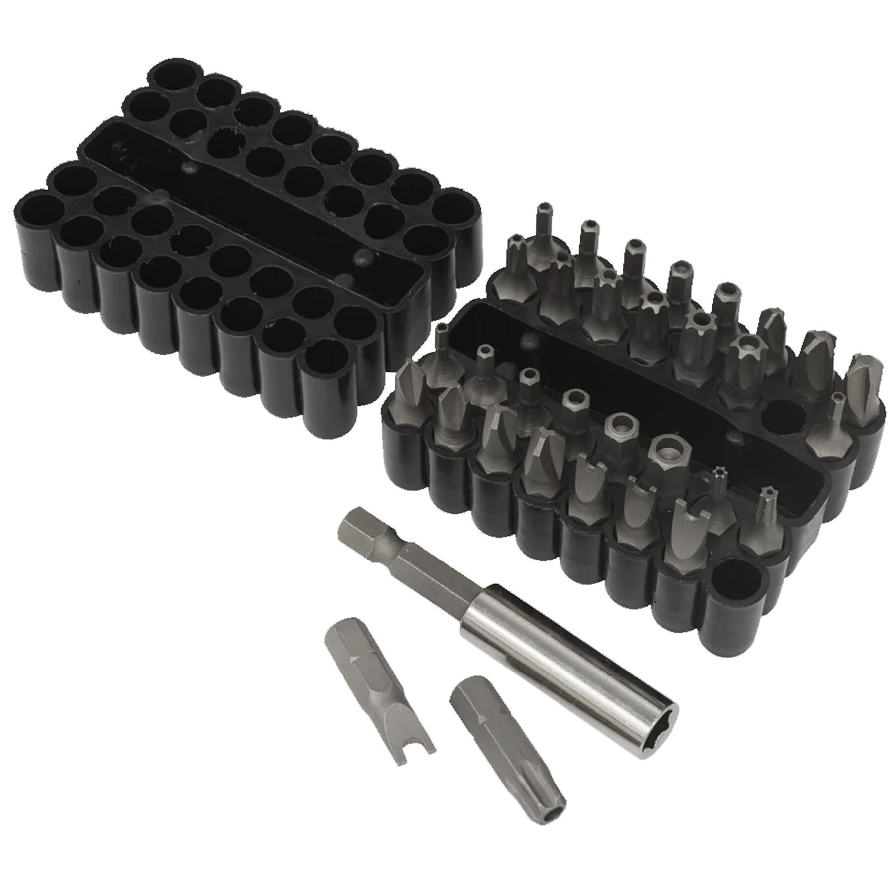 Sealey Security Bit & Magnetic Adaptor Set 33pc