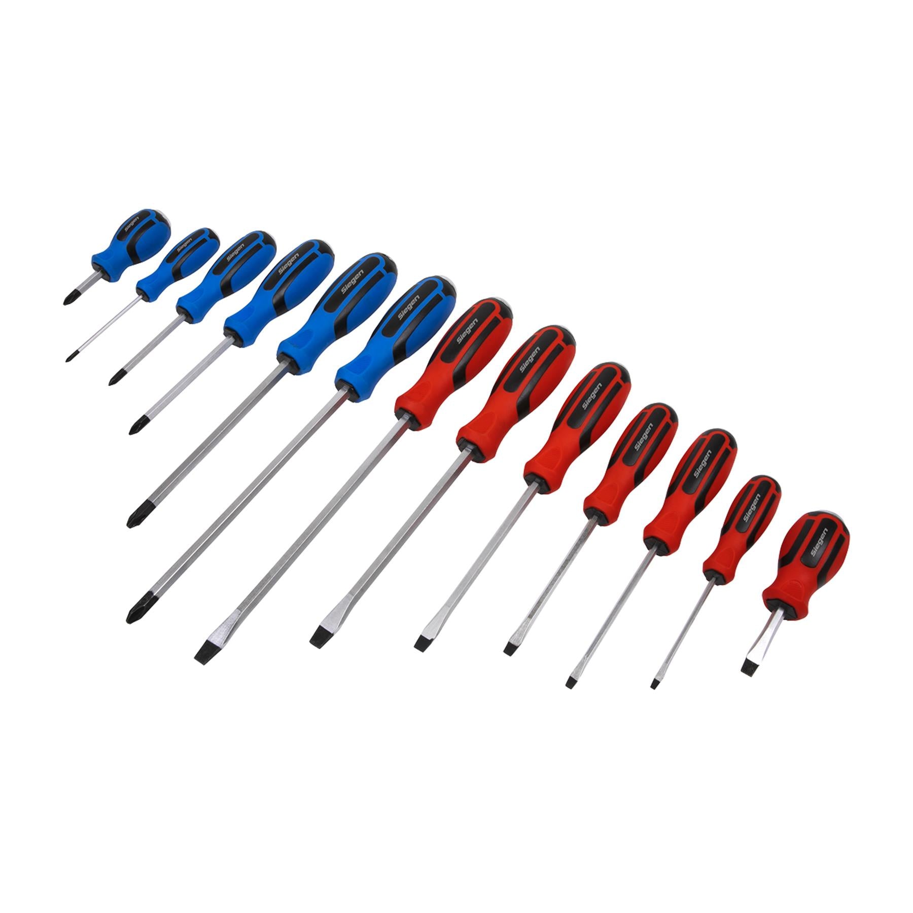 Sealey Screwdriver Set 13pc Hammer-Thru