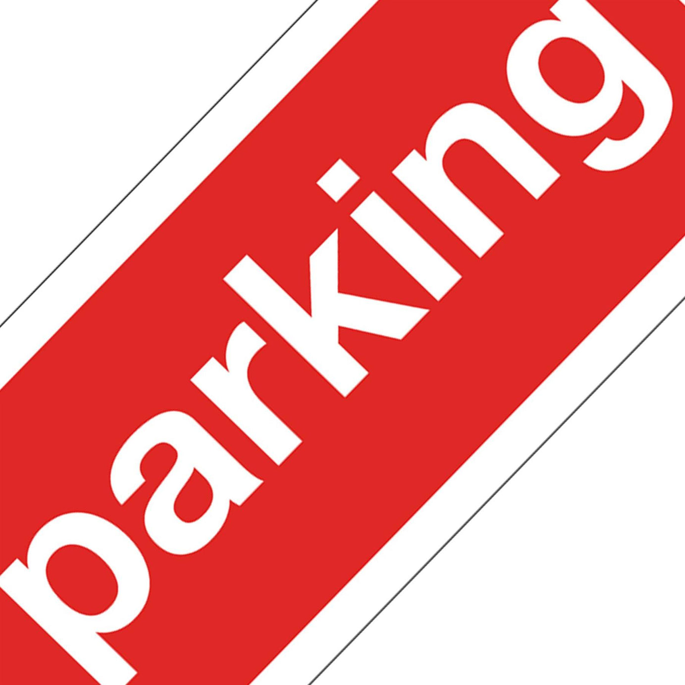 Prohibition Safety Sign - No Parking - Rigid Plastic