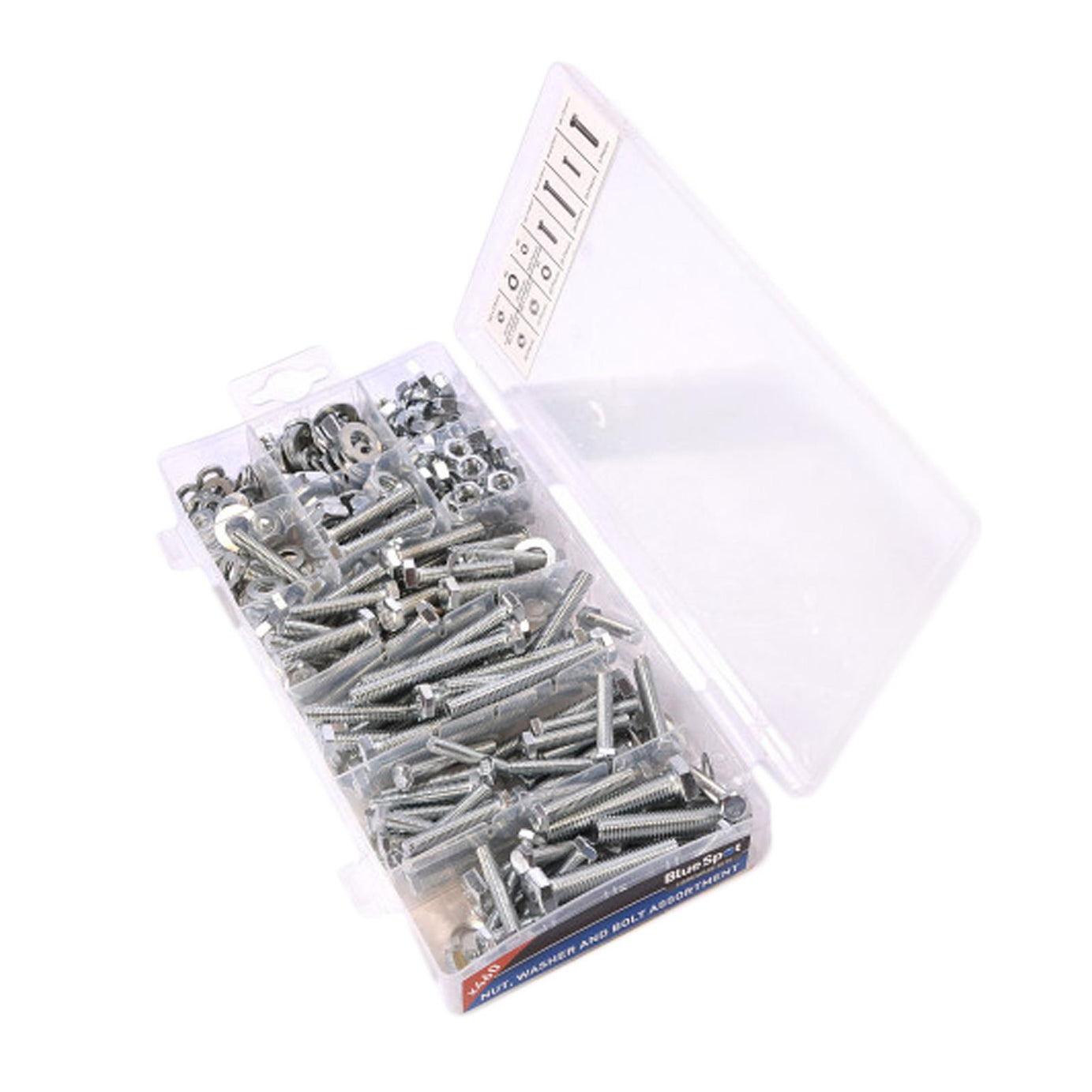 Bluespot 300pc Assorted M5 M6 M8 Stainless Steel Allen Bolts Cap Head Nuts Washer