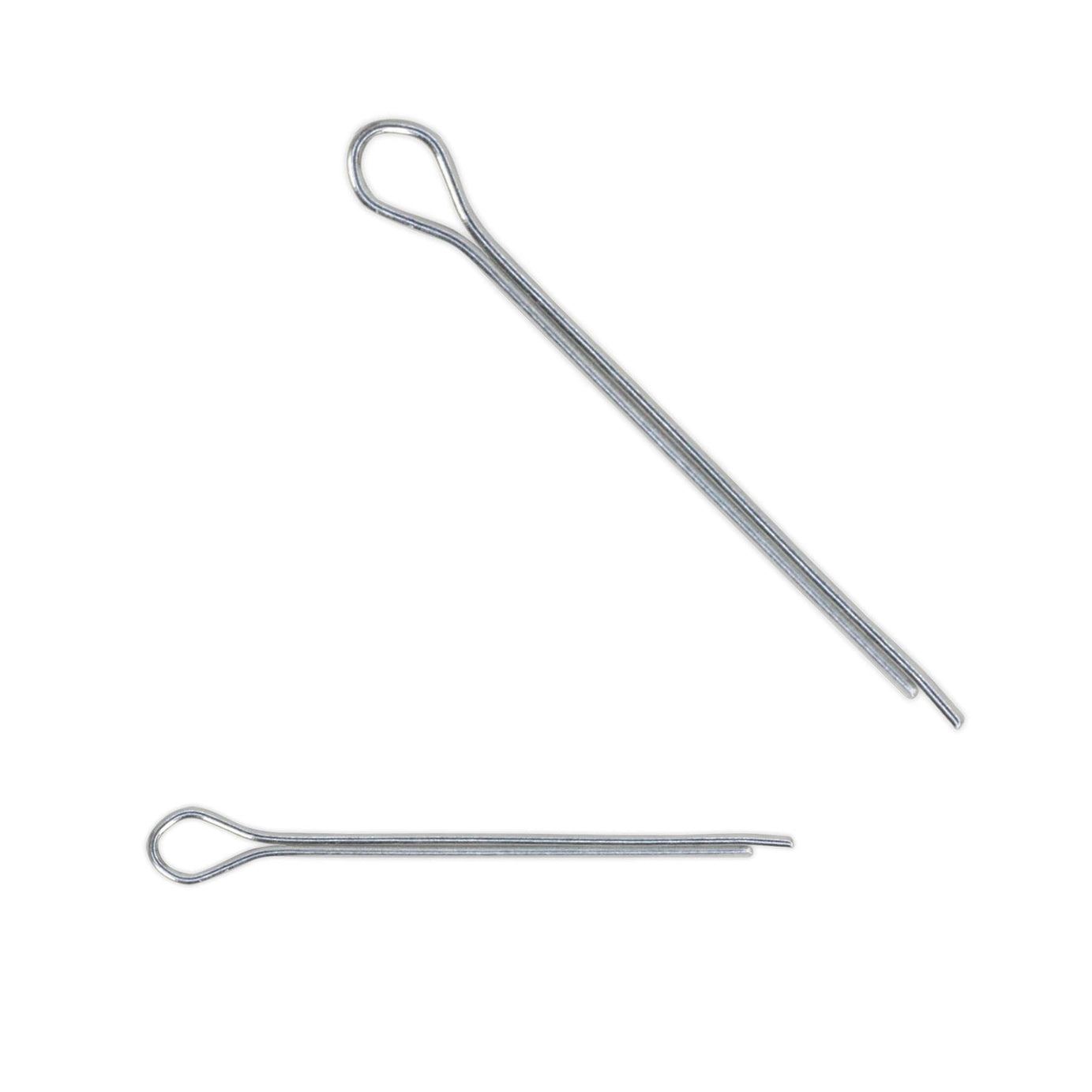 Split Pin 1.6 x 25mm Pack of 100. Zinc plated steel. SPI100 Sealey