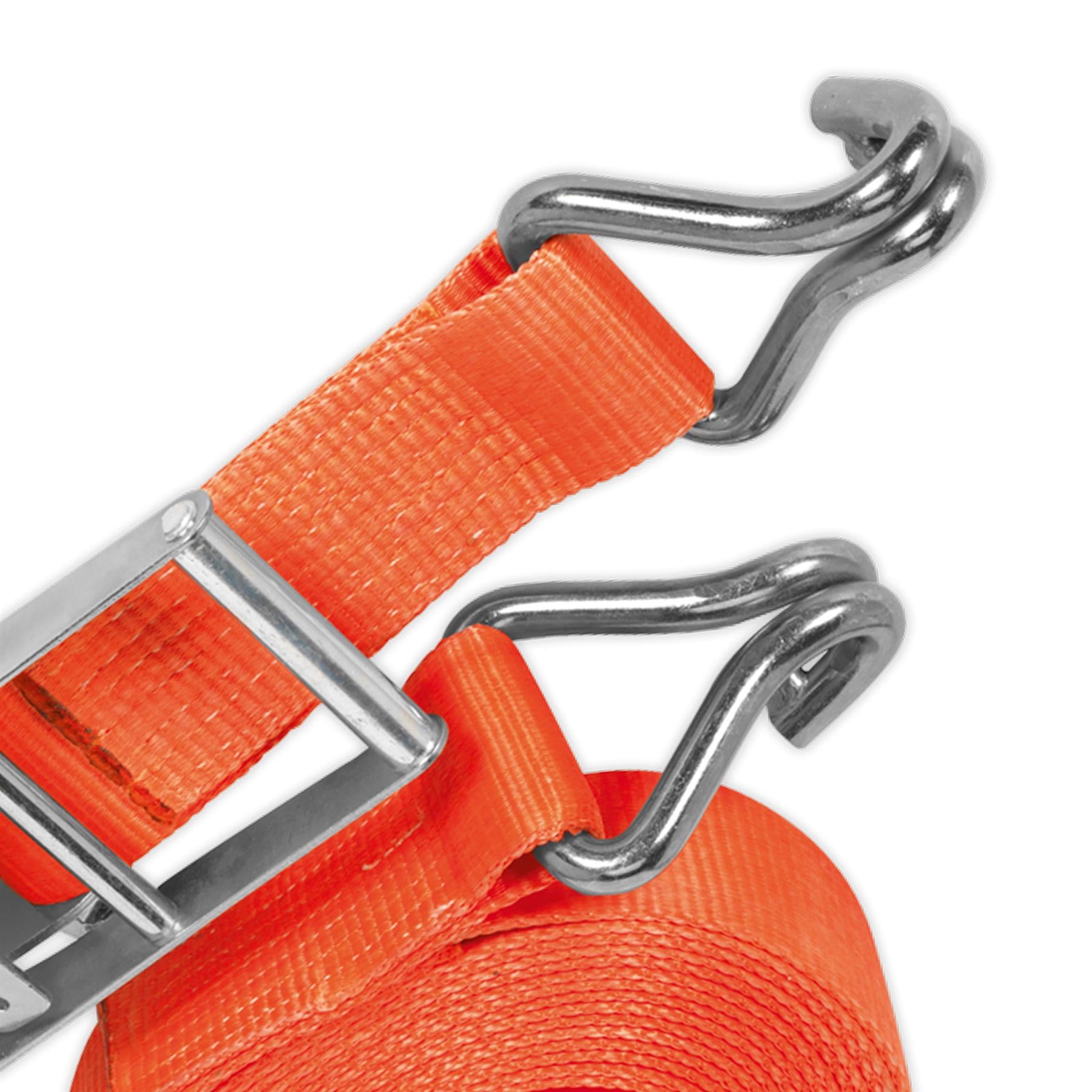 Sealey Ratchet Tie Down 75mm x 10m Poly Web 10000kg Load Test