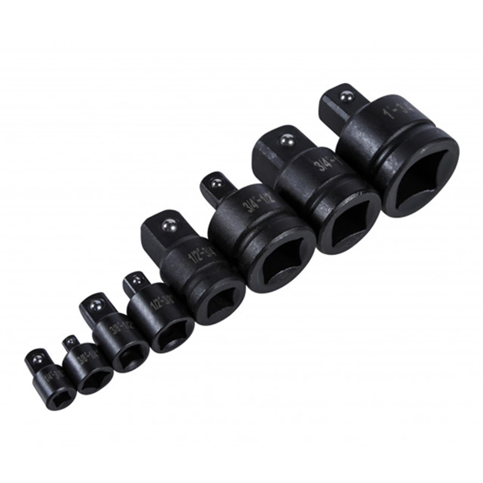 BlueSpot 8Pce Impact Socket Adaptor Reducer Set 1/4" 3/8" 1/2" 3/4" 1" Max Torque New