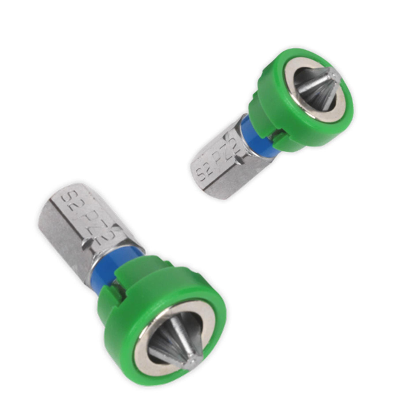 Sealey Power Tool Bit Pozi #2 with Magnetic Holder S2 25mm Pk of 5
