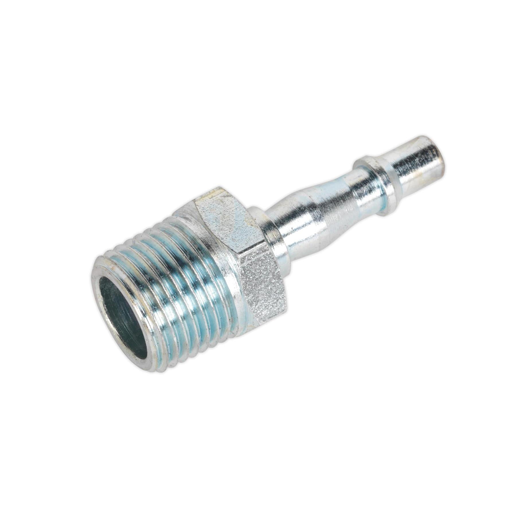Sealey Screwed Male Adaptor Air Line Connector Quick Coupling 1/2"BSPT Pack of 5