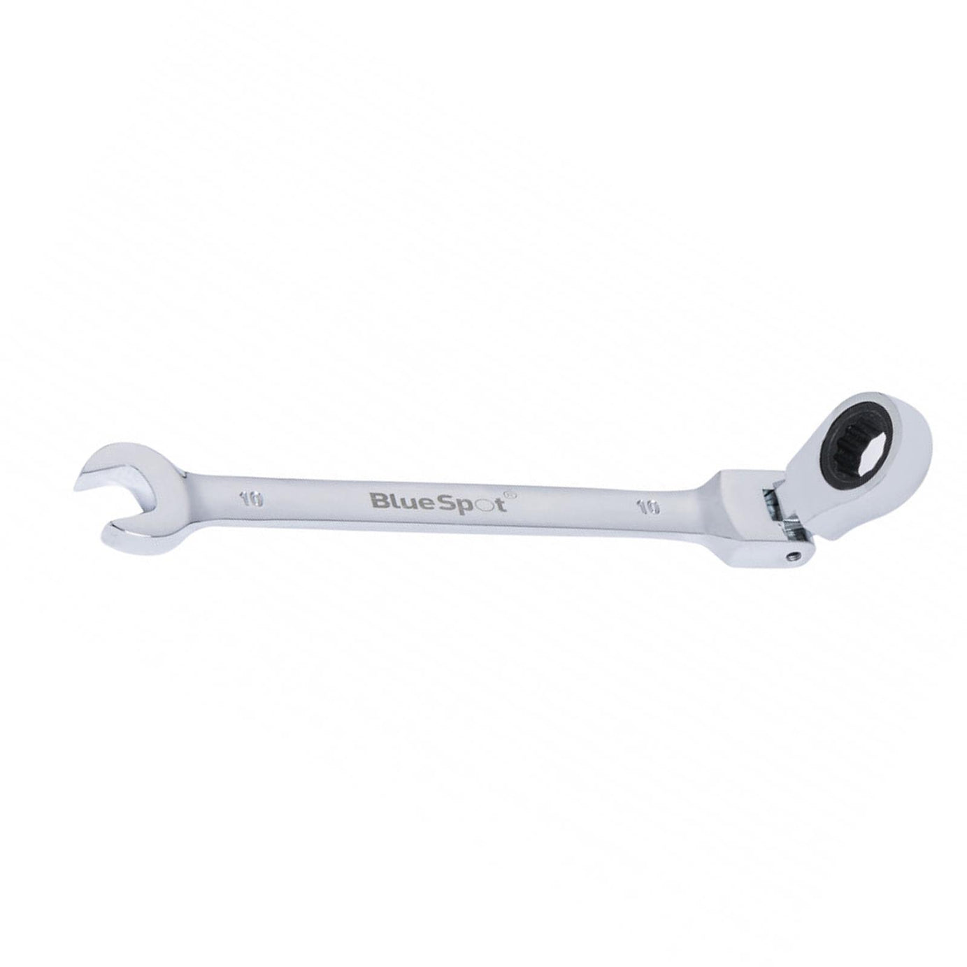 BlueSpot Ratchet Spanner Combination Flexible Head Wrench Metric 10mm