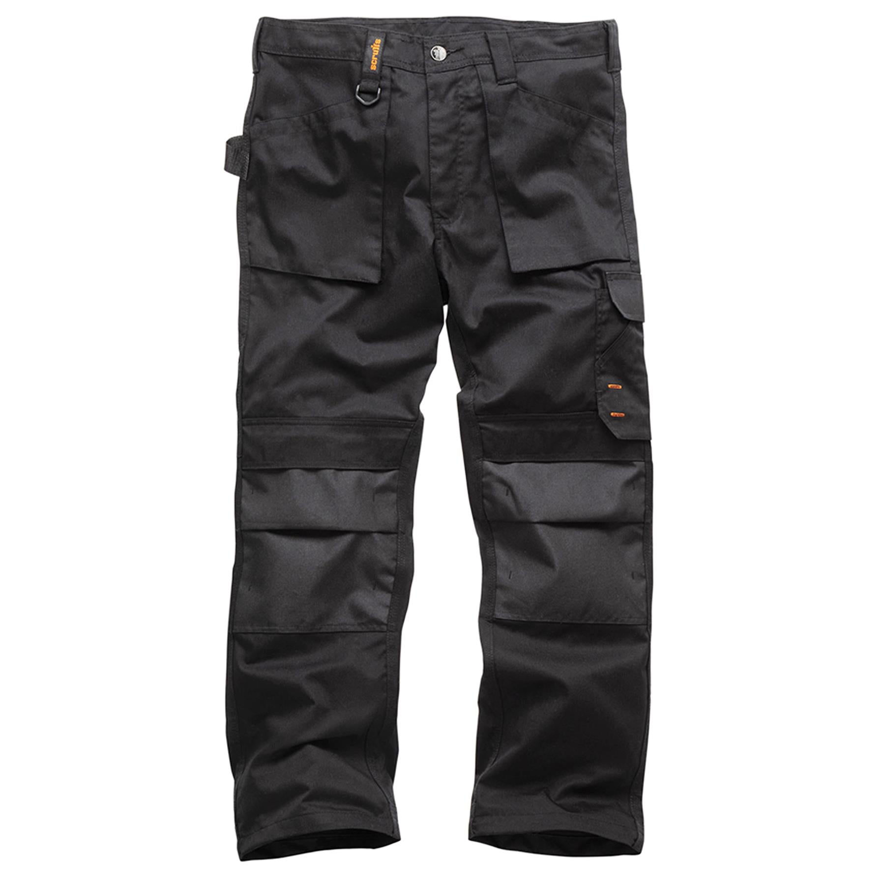 Scruffs Worker Plus Trouser | Trade Hard Wearing Work Trouser | Black