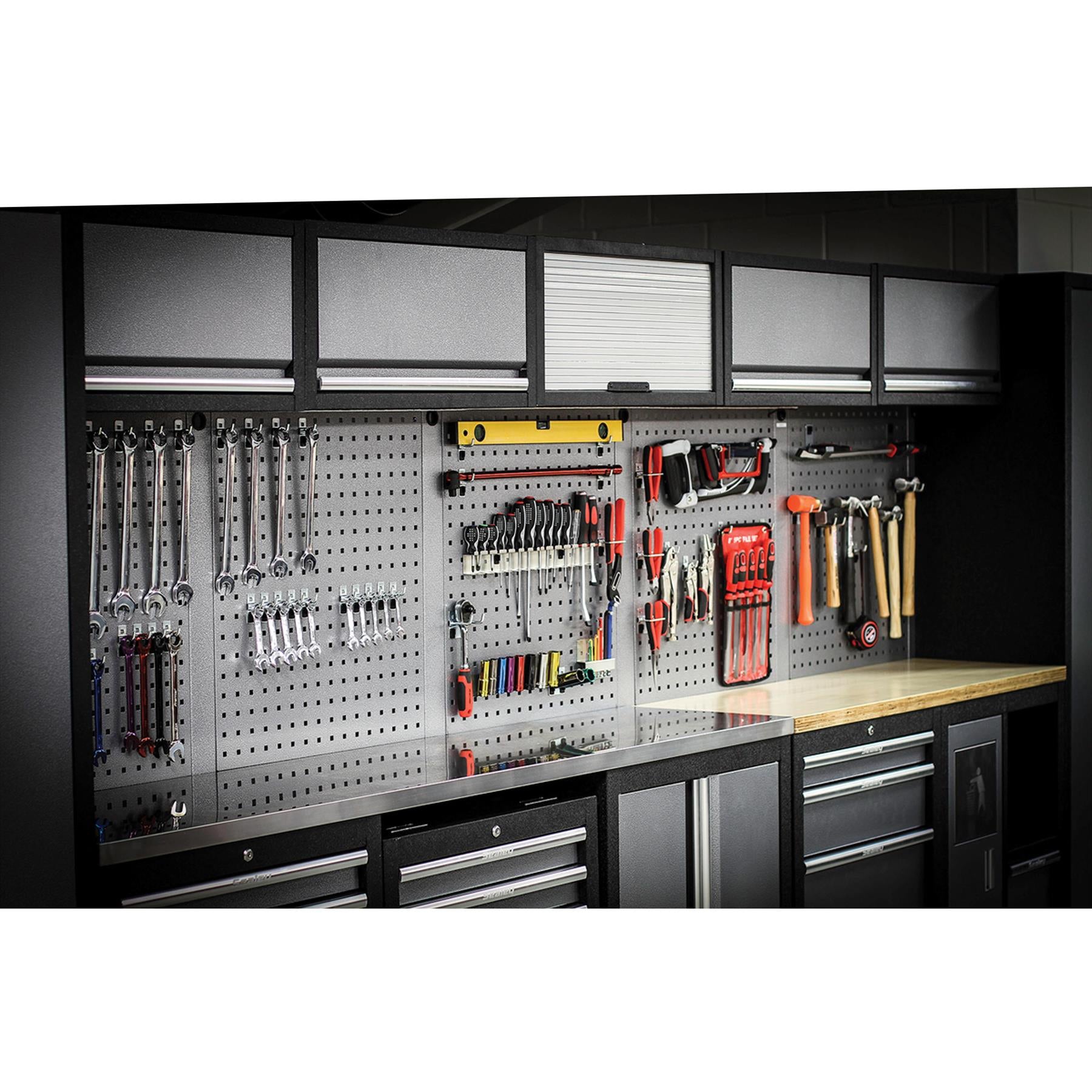 Sealey Superline Pro 4.9m Storage System - Wood Worktop