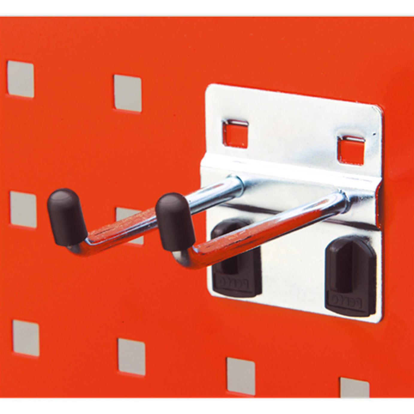 Sealey Double Prong Hook 6 x 25mm Angled End Tool Storage Panels Pack Of 5 Sets