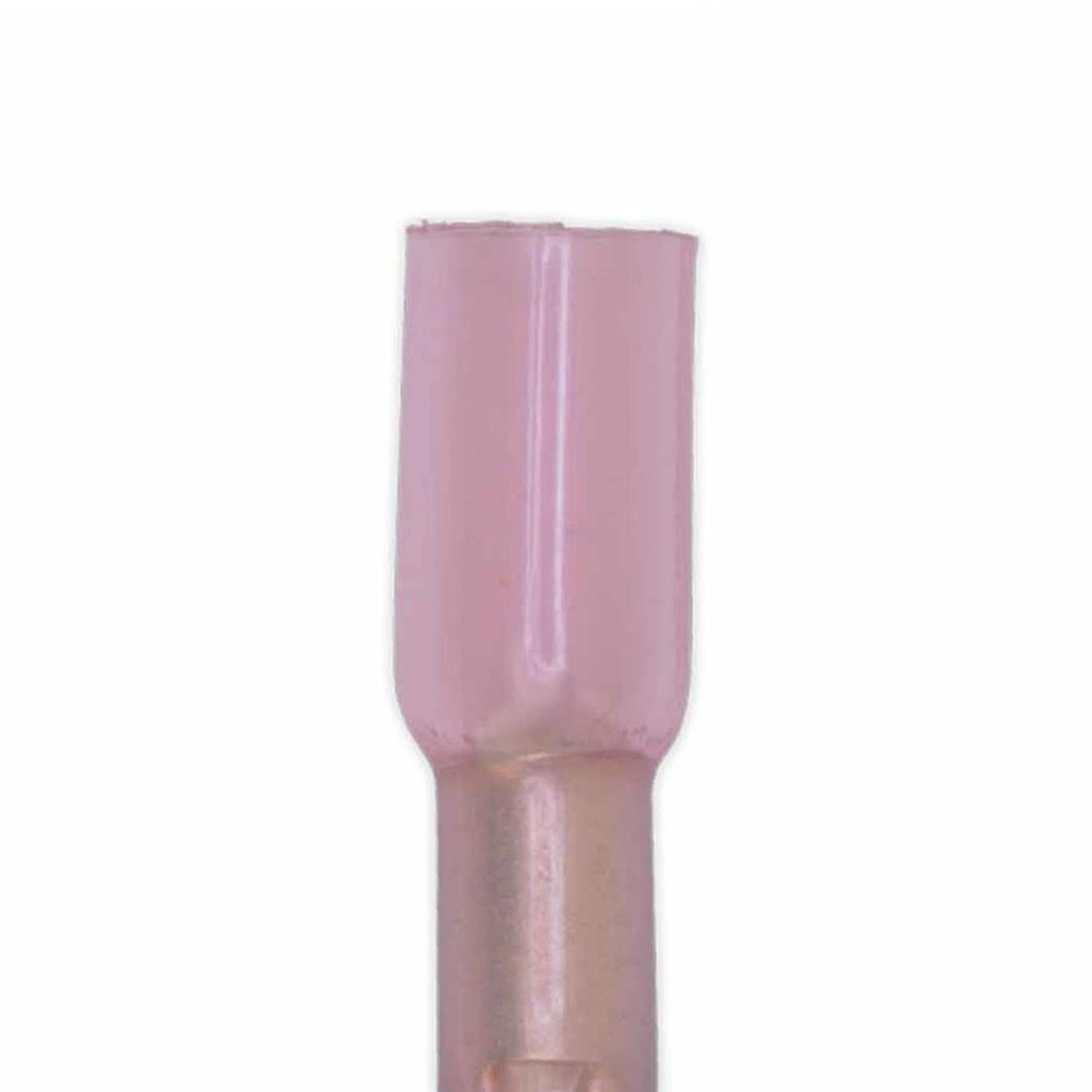 Sealey Heat Shrink Butt Connector Terminal 4.8mm Red Pack of 50