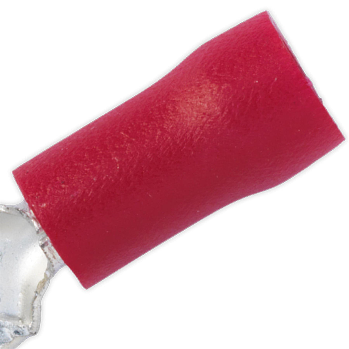 Sealey Push-On Terminal 6.3mm Male Red Pack of 100