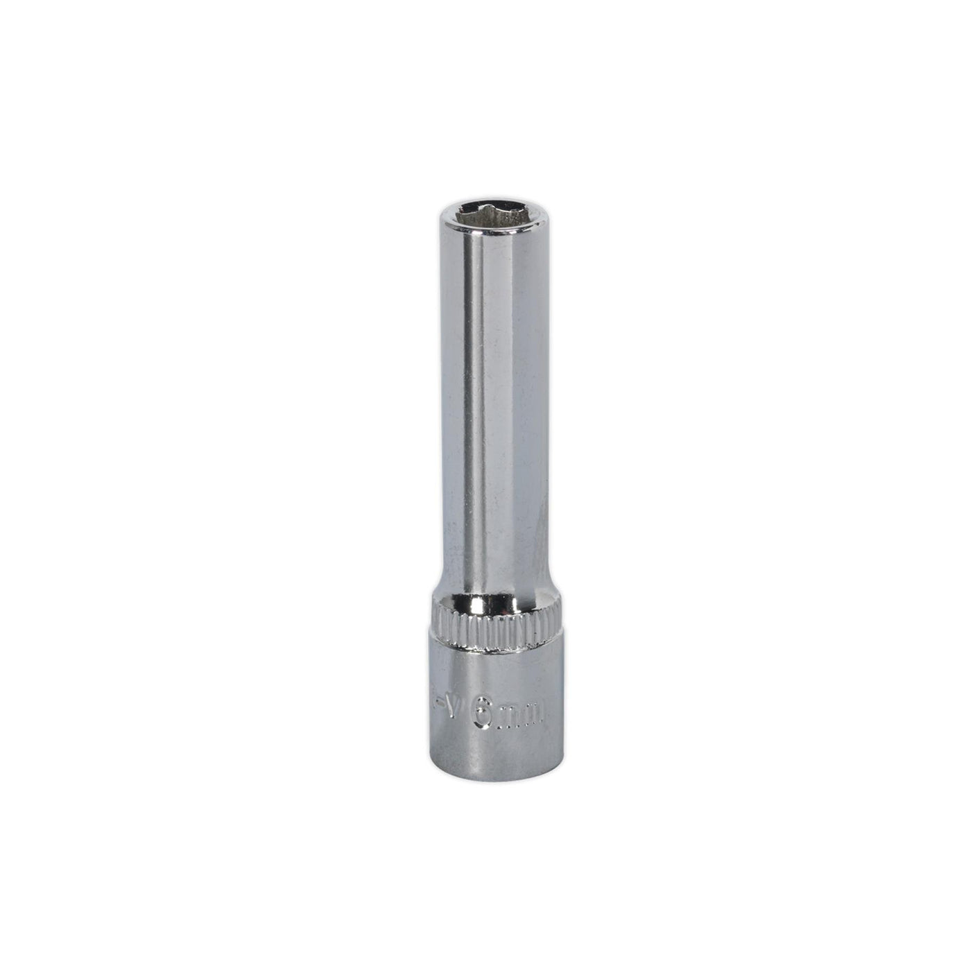 Sealey WallDrive Socket 6mm Deep 1/4"Sq Drive Fully Polished