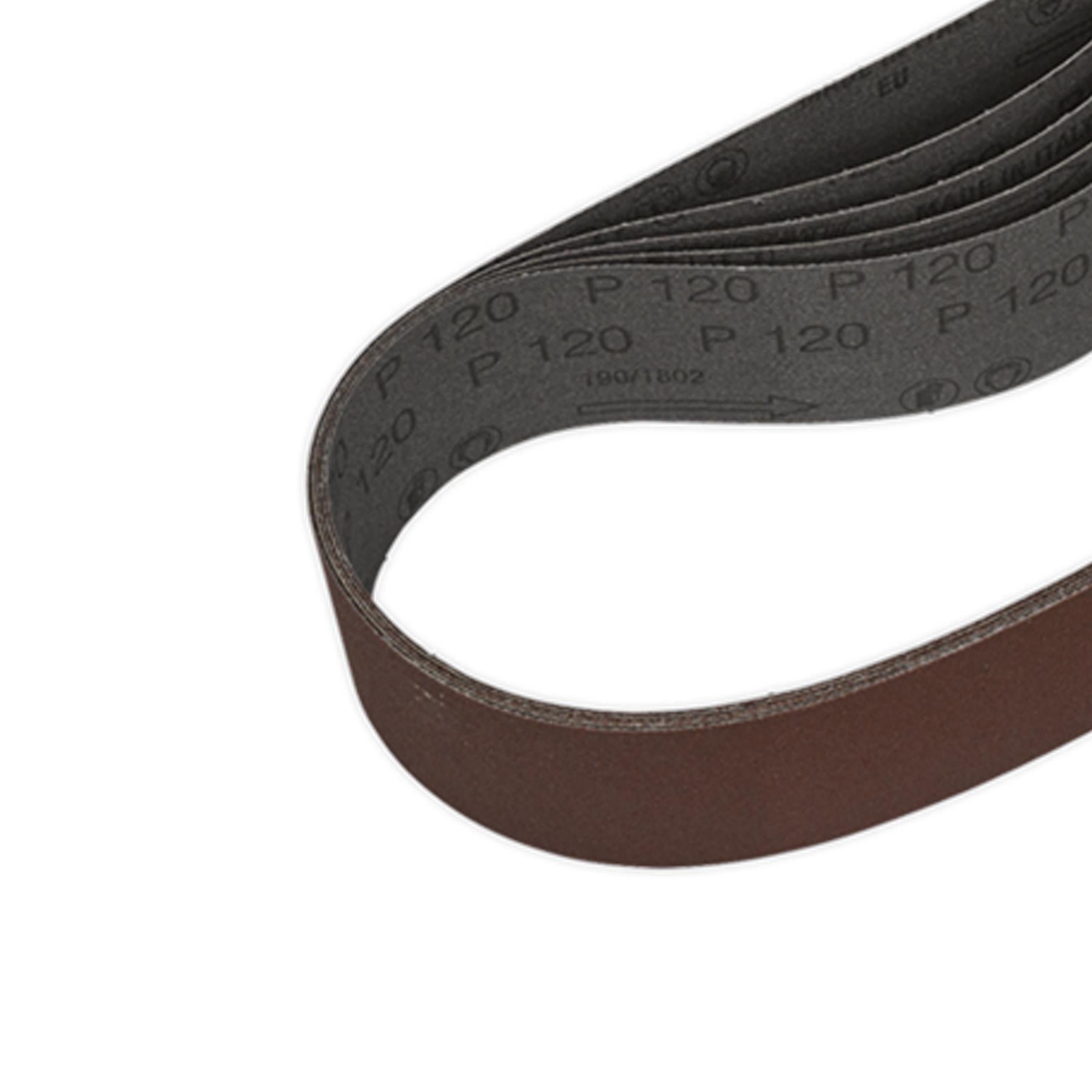 Sealey Sanding Belt 50 x 686mm 120Grit Pack of 5