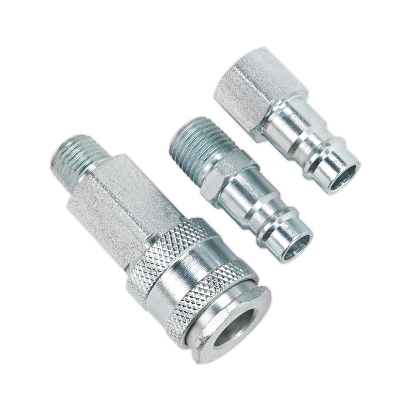 Sealey BSP Air Line Hose Compressor Fittings Quick Realise Coupling 1/4"