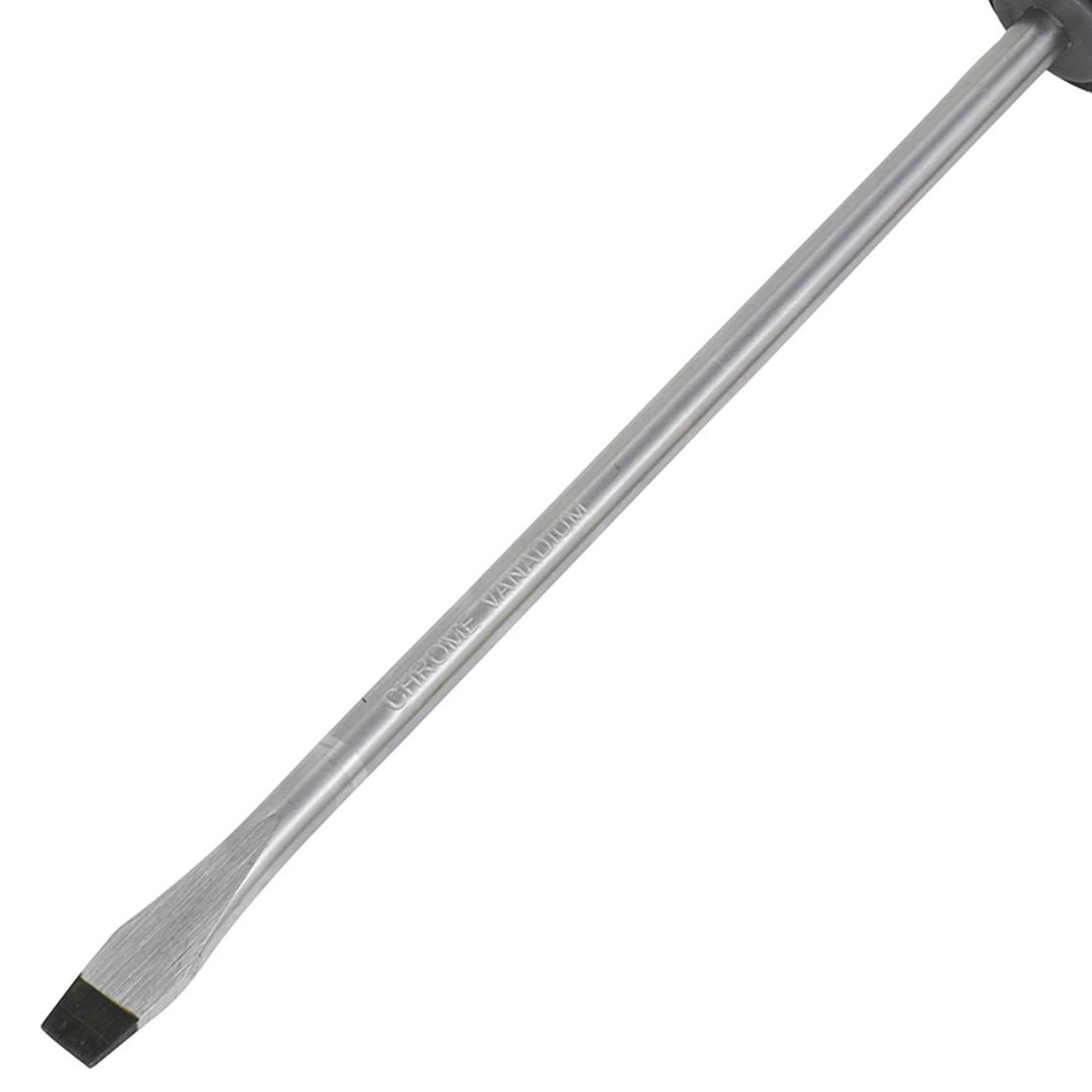 Sealey Screwdriver Slotted 6 x 150mm Flat Soft Grip Handle Magnetic GripMAX