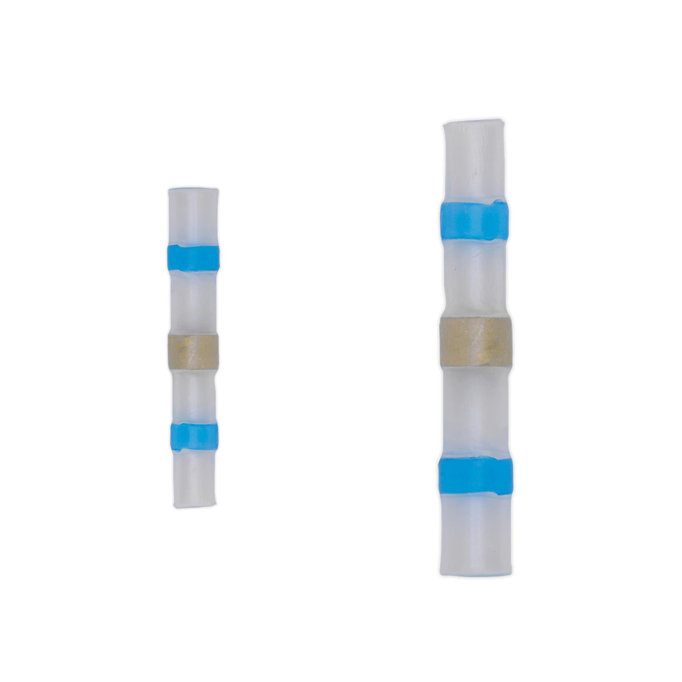 Sealey Heat Shrink Butt Connector 16-14 AWG Blue Pack of 25