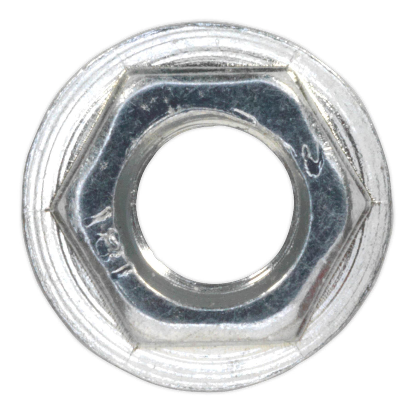 Sealey Flange Nut Serrated M5 Zinc Pack of 100