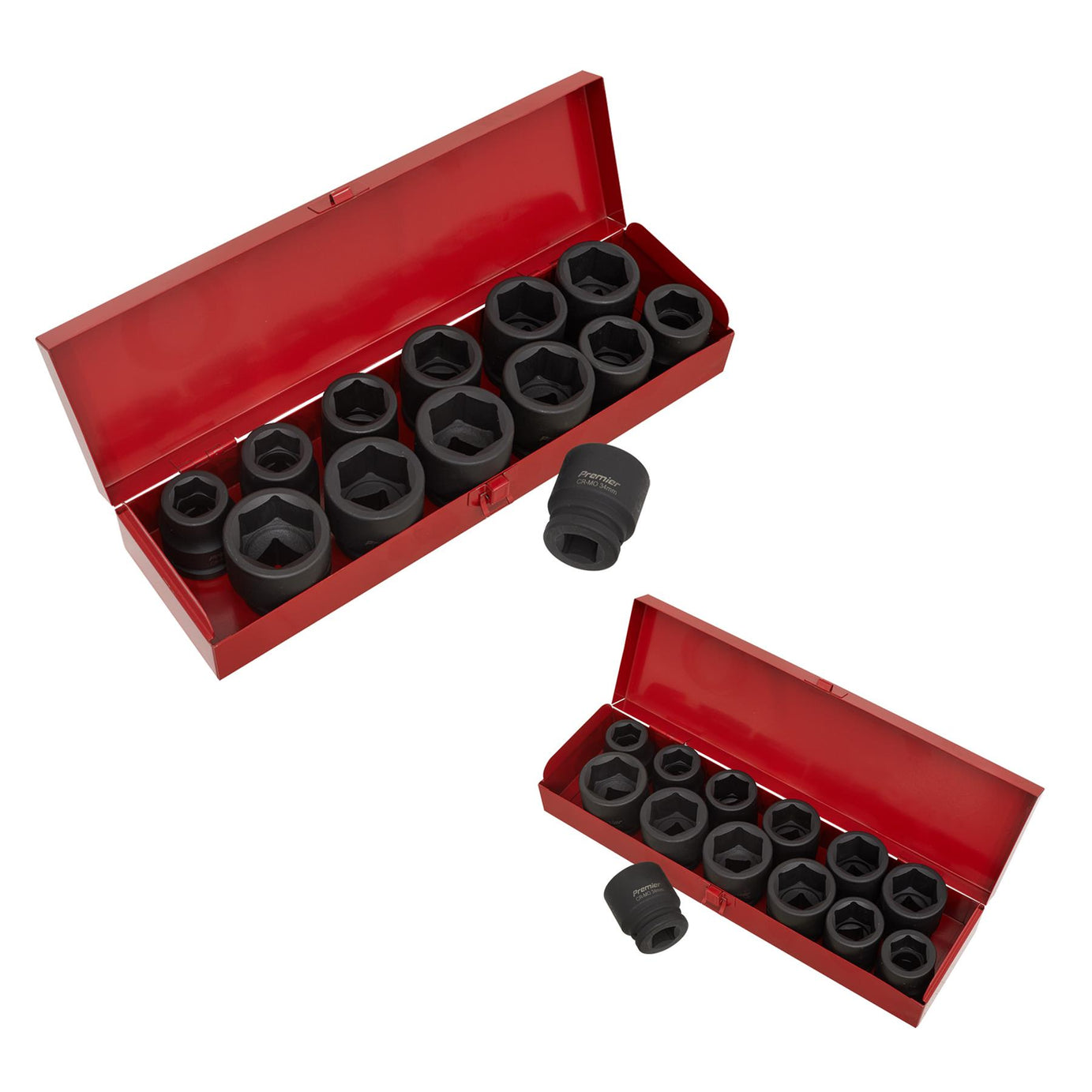 Sealey Impact Socket Set 13pc 3/4"Sq Drive Metric/Imperial