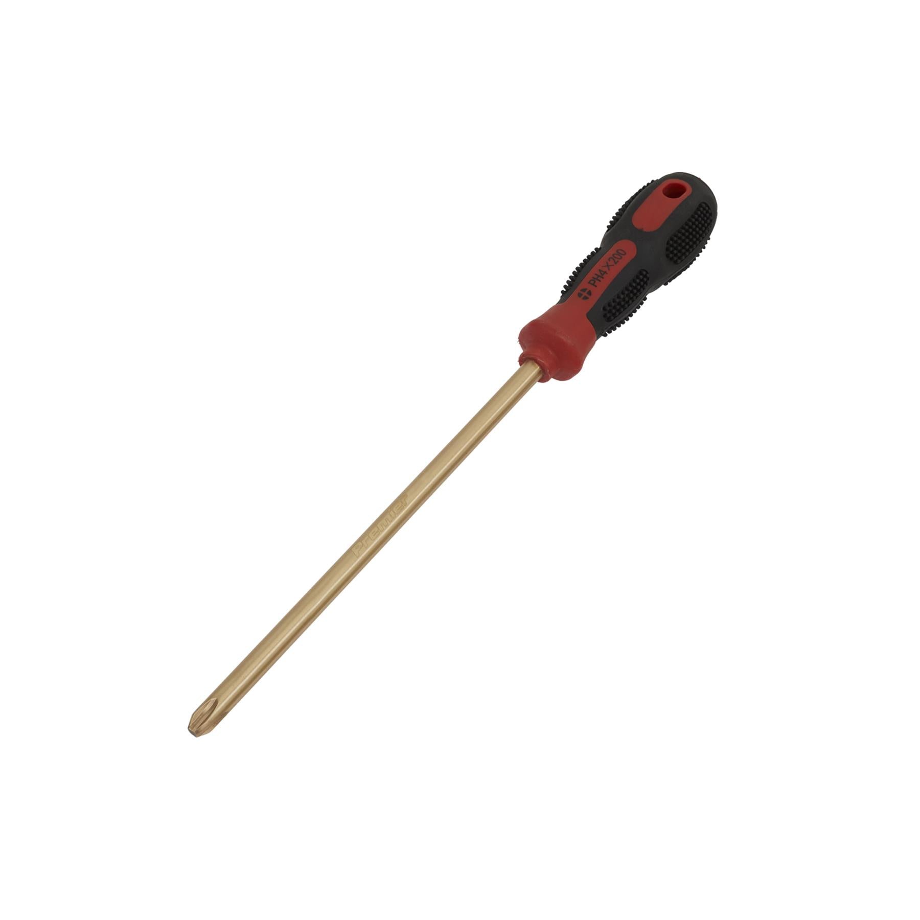 Sealey Screwdriver Phillips #4 x 200mm - Non-Sparking