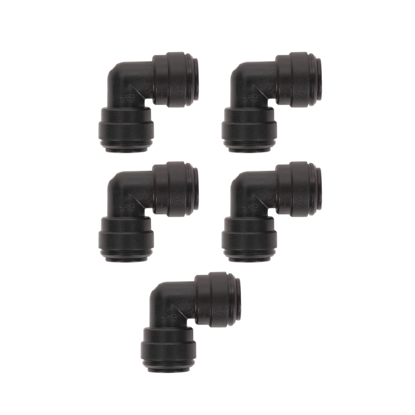Sealey Elbow Coupling 10mm Pack of 5 (John Guest Speedfit-PM0310E)