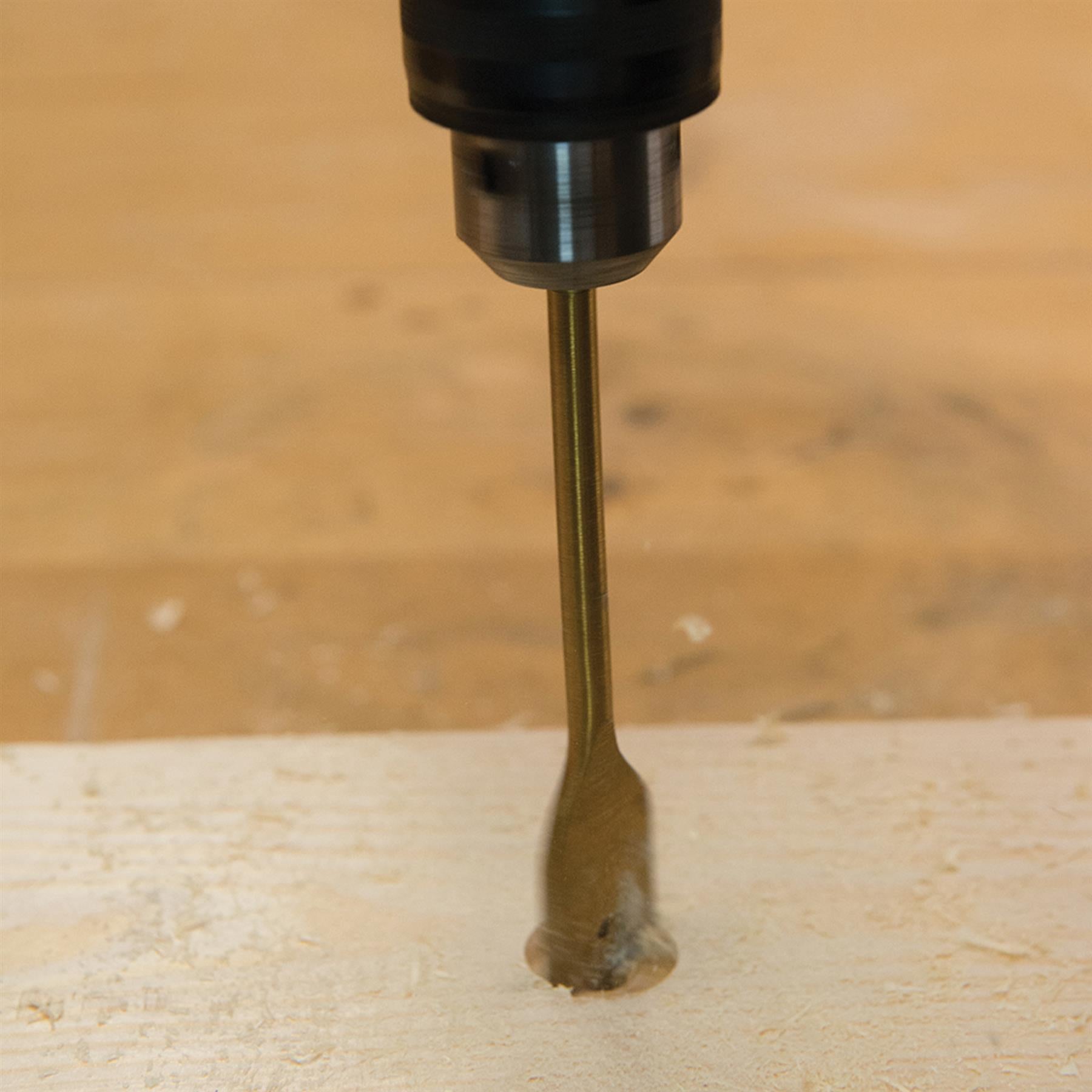 Flat Wood Drill Bit Set Titanium Hole Cutter Borer  Titanium-Gold 22mm