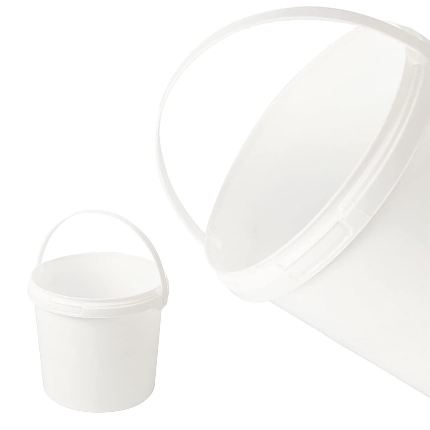 Plastic Paint Kettle 1.5Ltr Paintbrush Holder Painting & Decorating Tool 5 PK