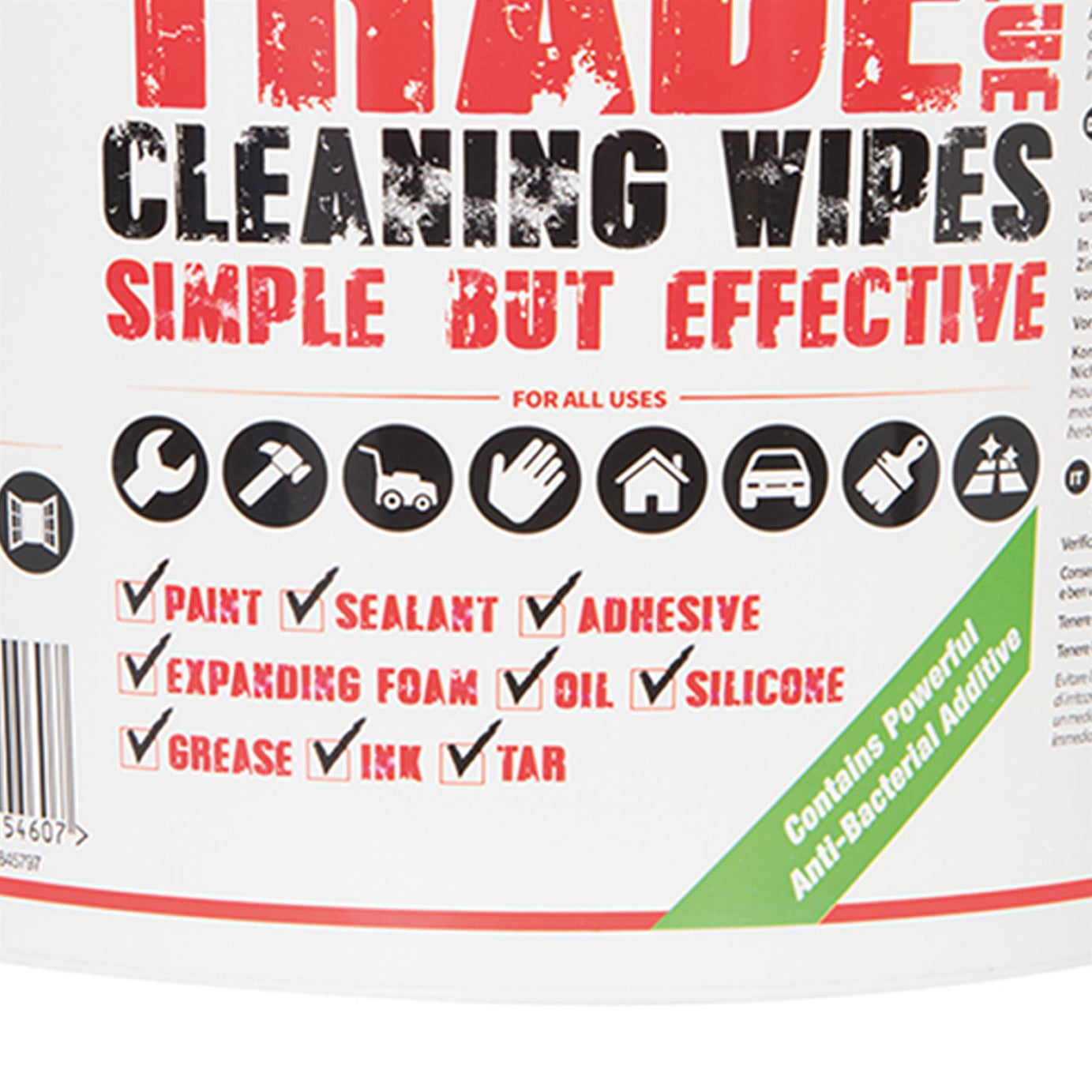 Quality 300pc Trade Value Anti-Bacterial Cleaning Wipes 3 Boxes