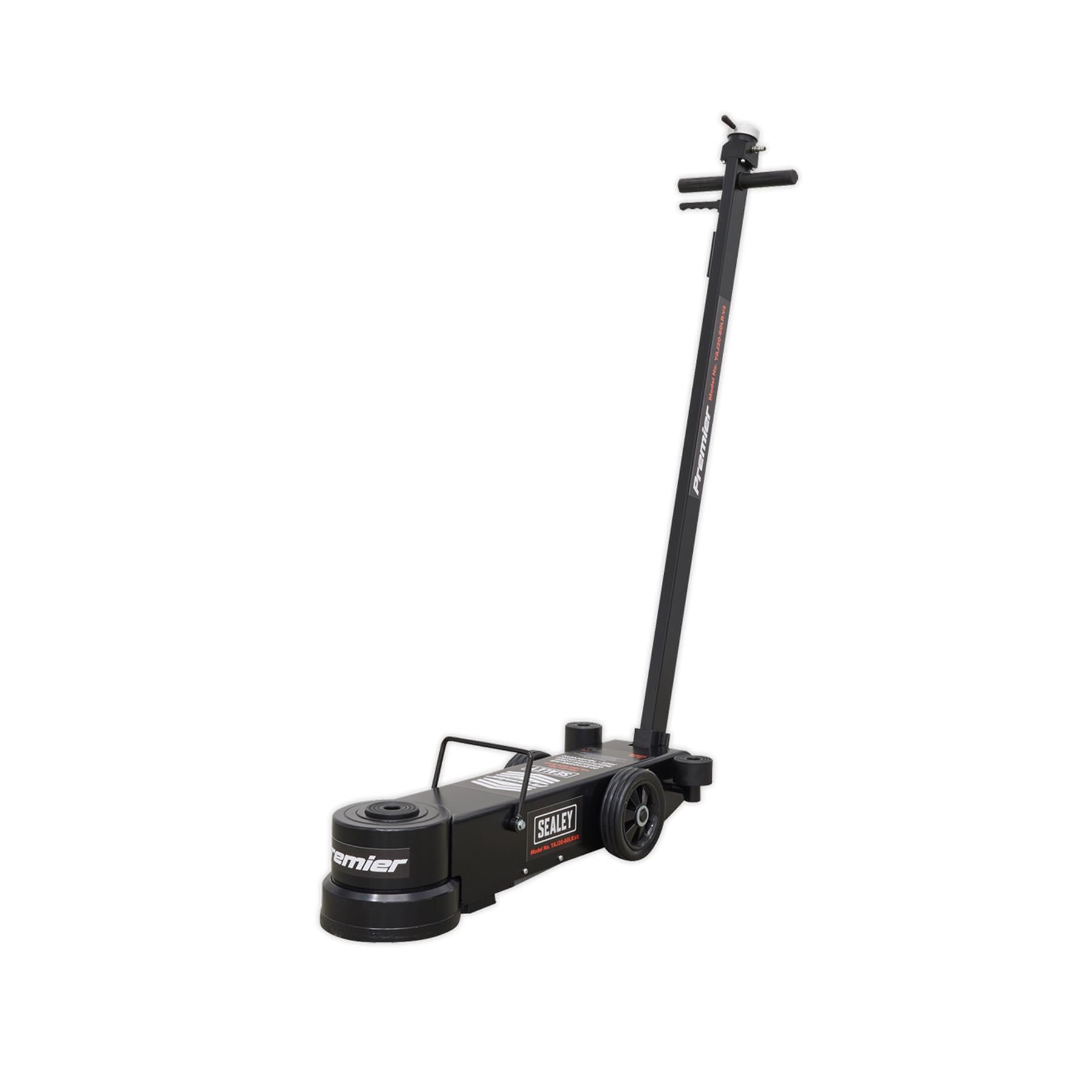 Sealey Air Operated Jack 20-60t Telescopic - Long Reach Low Entry